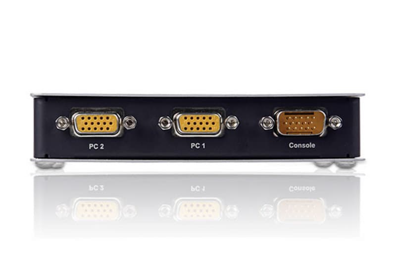 2-Port PS/2 VGA Slim KVM Switch — view 3