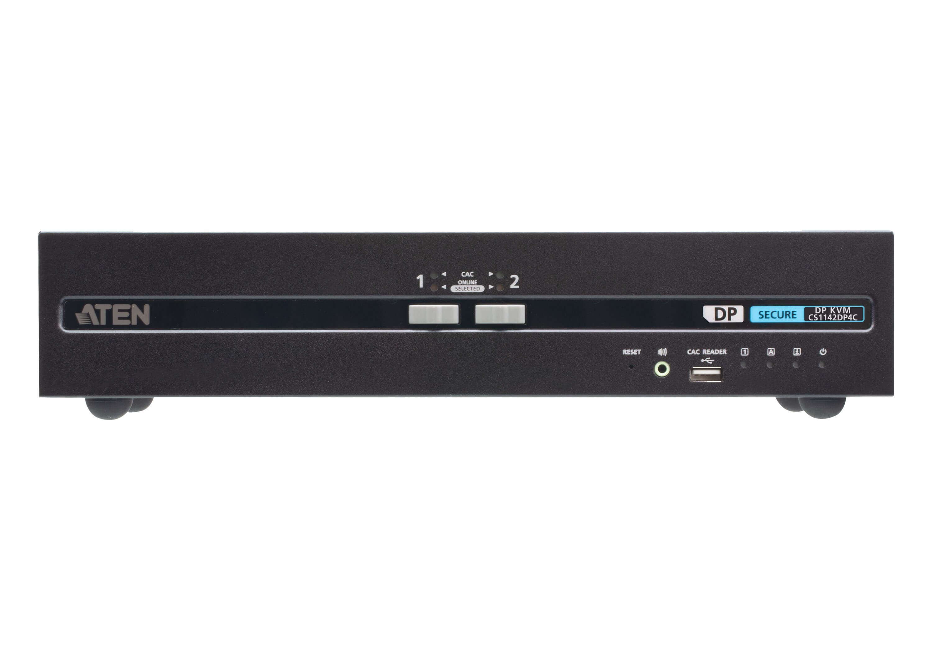 2-Port USB DisplayPort Dual Display Secure KVM Switch with CAC (PSD PP v4.0 Compliant) — изглед 2
