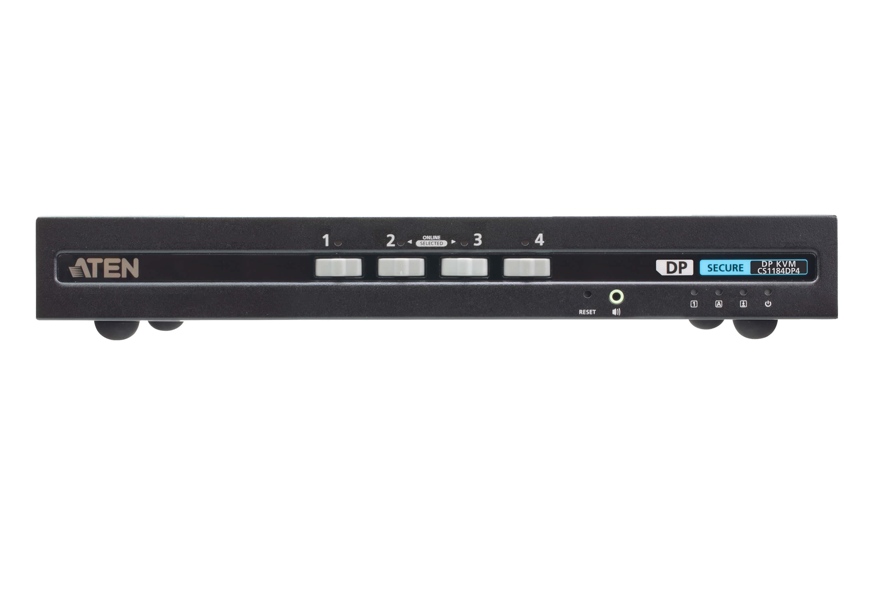 4-Port USB DisplayPort Secure KVM Switch (PSD PP v4.0 Compliant) — view 2