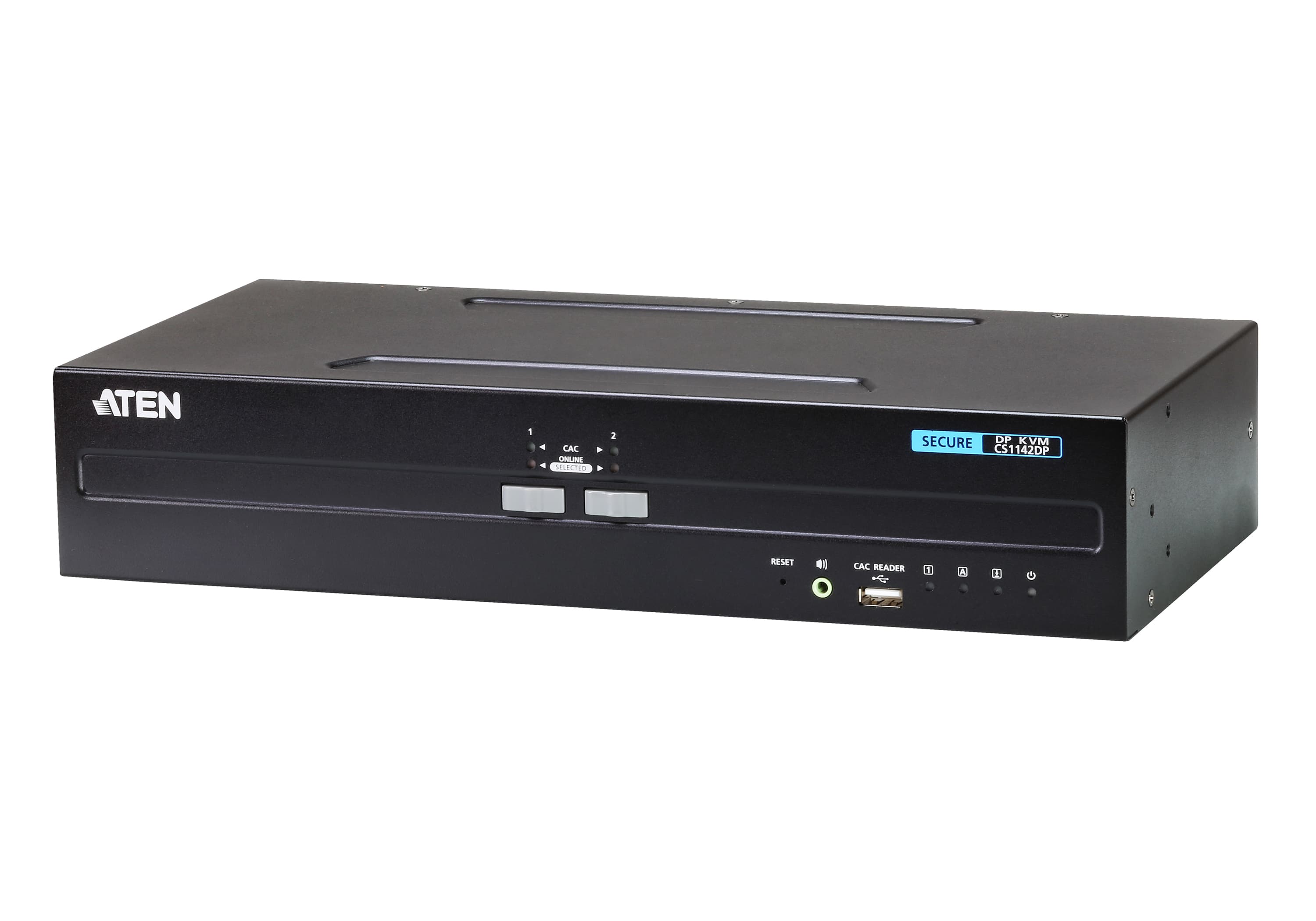 2-Port USB DisplayPort Dual Display Secure KVM Switch (PSS PP v3.0 Compliant) — view 3