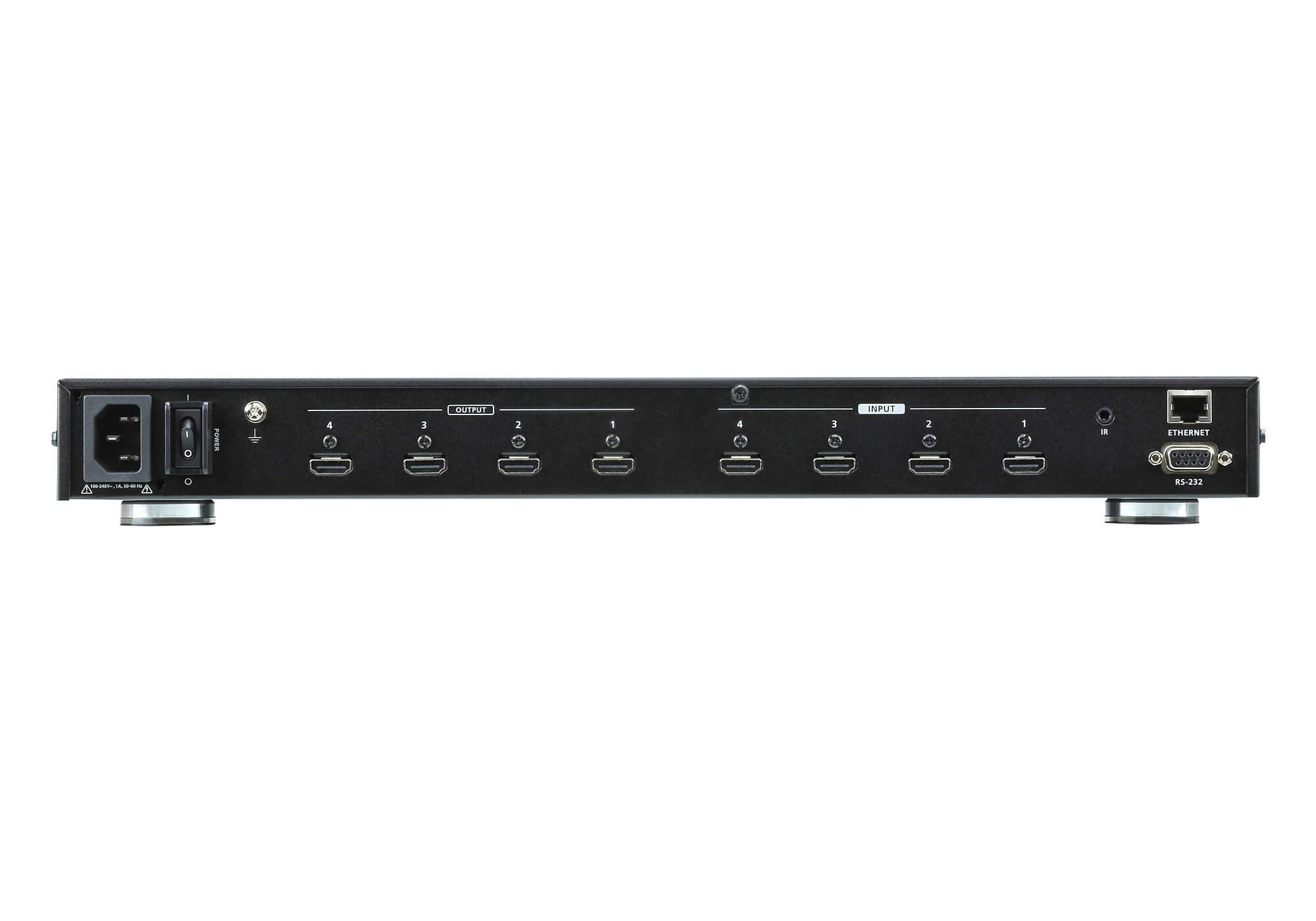4 x 4 True 4K HDMI Matrix Switch — изглед 2