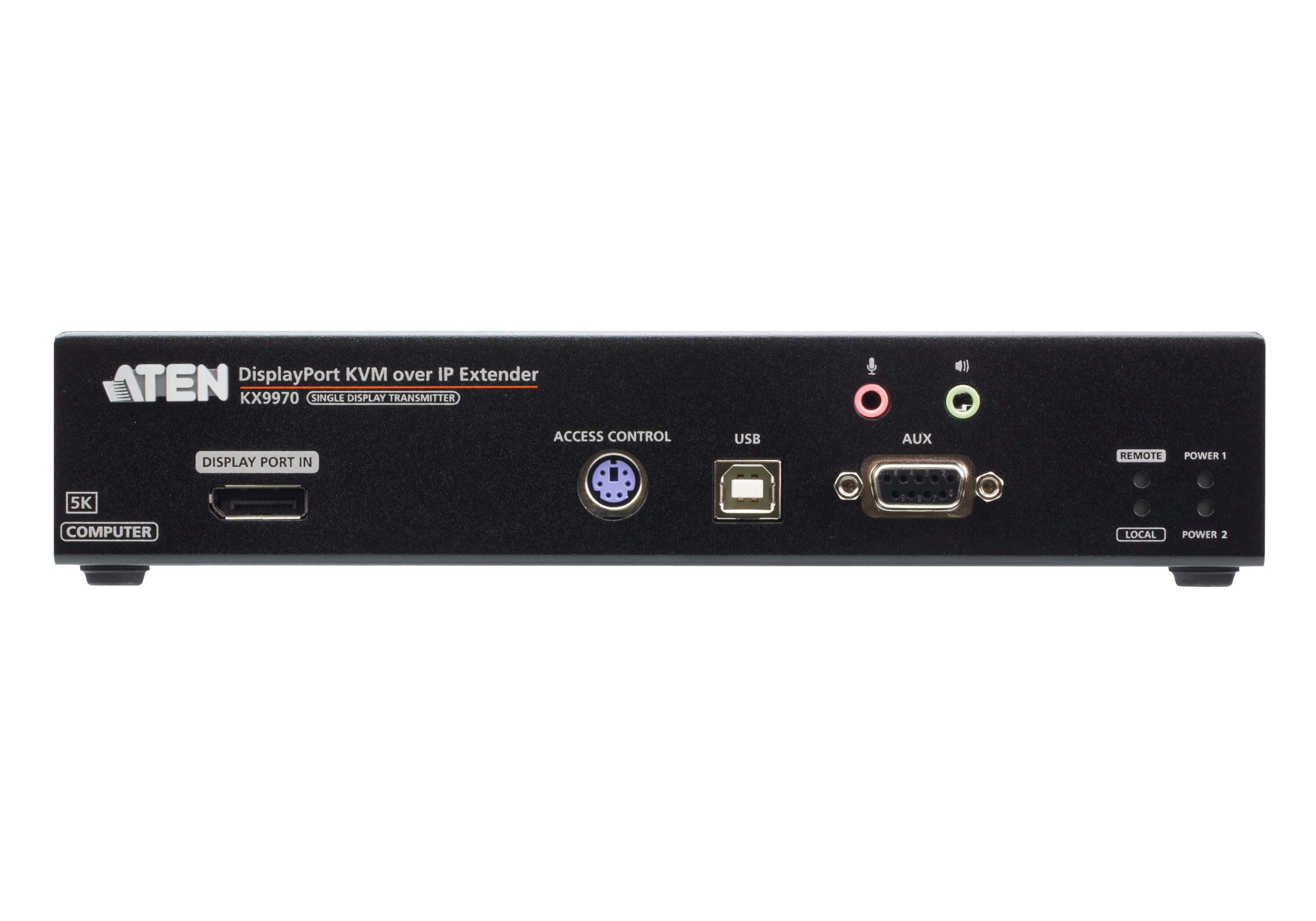 5K DisplayPort KVM over IP Transmitter — изглед 2