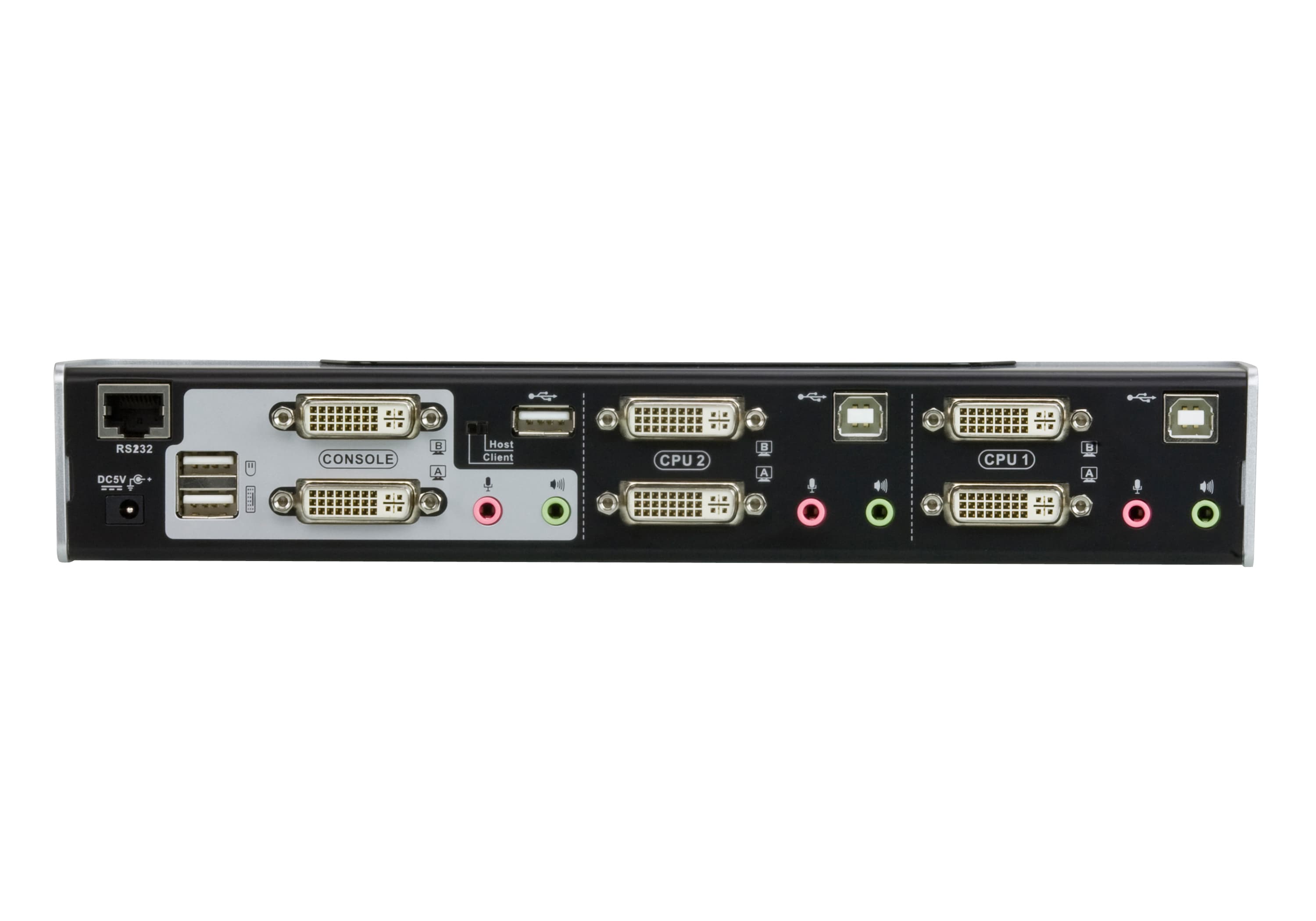 2-Port USB DVI Dual Link  Dual Display/Audio KVMP™ Switch — изглед 3
