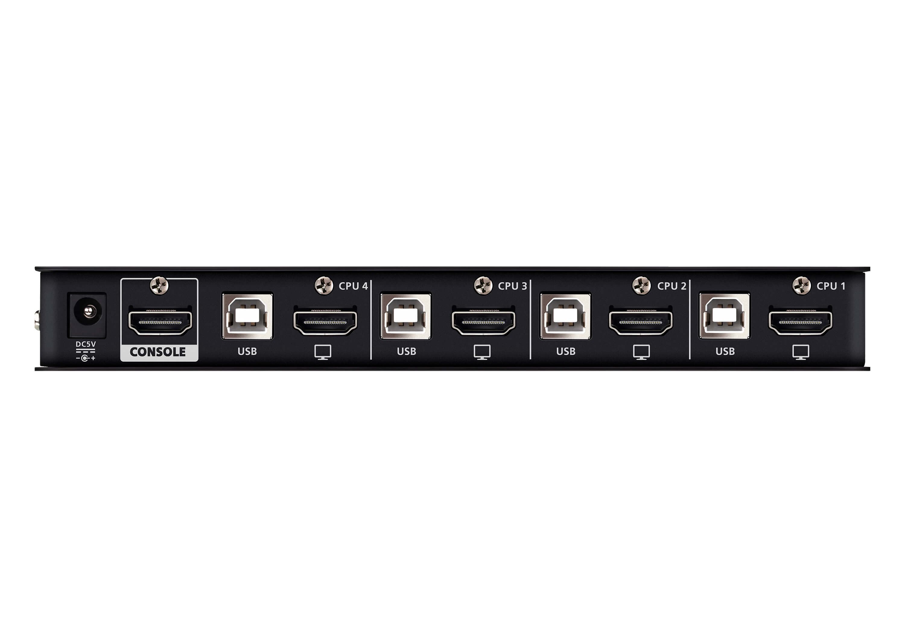 4-Port USB 4K HDMI KVMP™ Switch (Cables included) — view 2