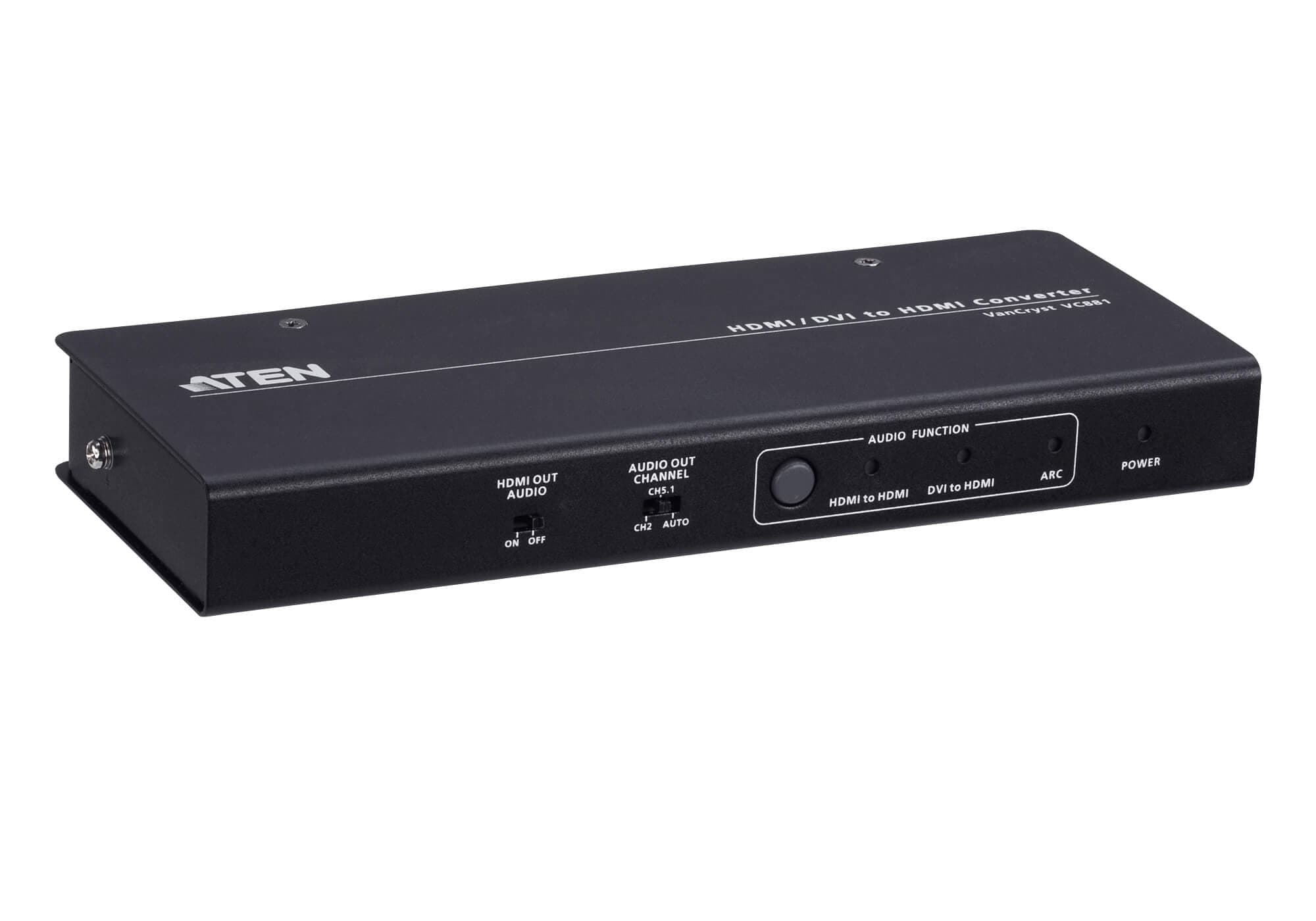 4K HDMI/DVI to HDMI Converter with Audio De-embedder — изглед 4