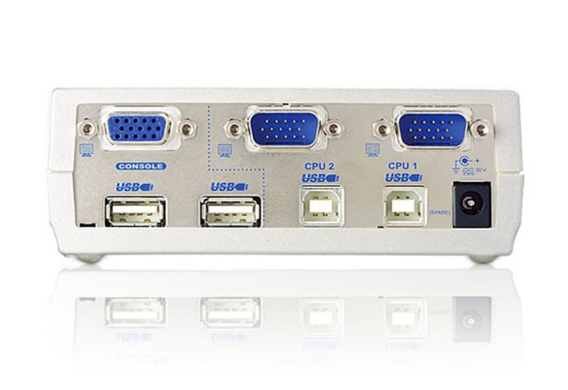 2-Port USB VGA KVMP™ Switch — view 2