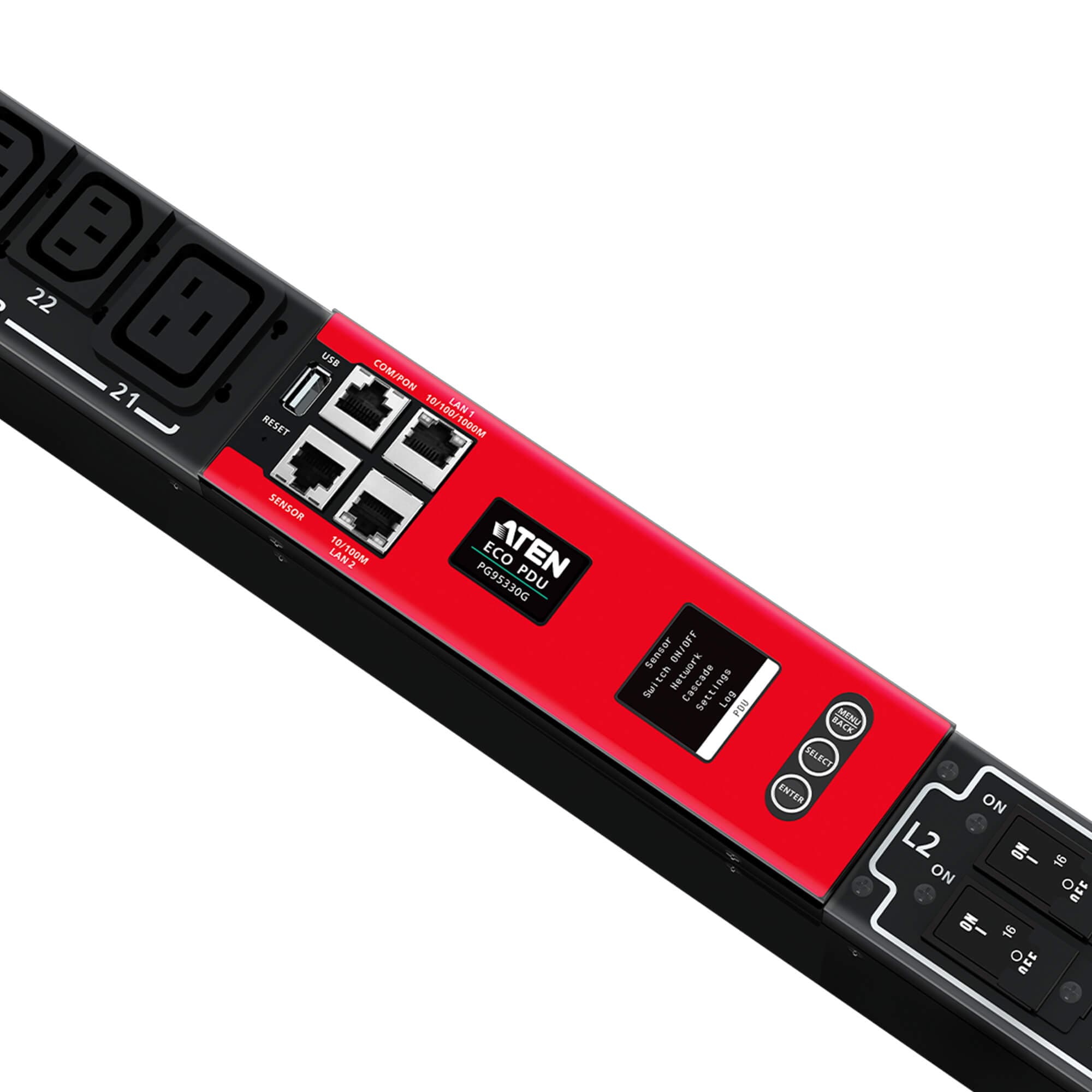 30A/32A 30-Outlet 3-Phase Metered eco PDU — изглед 5