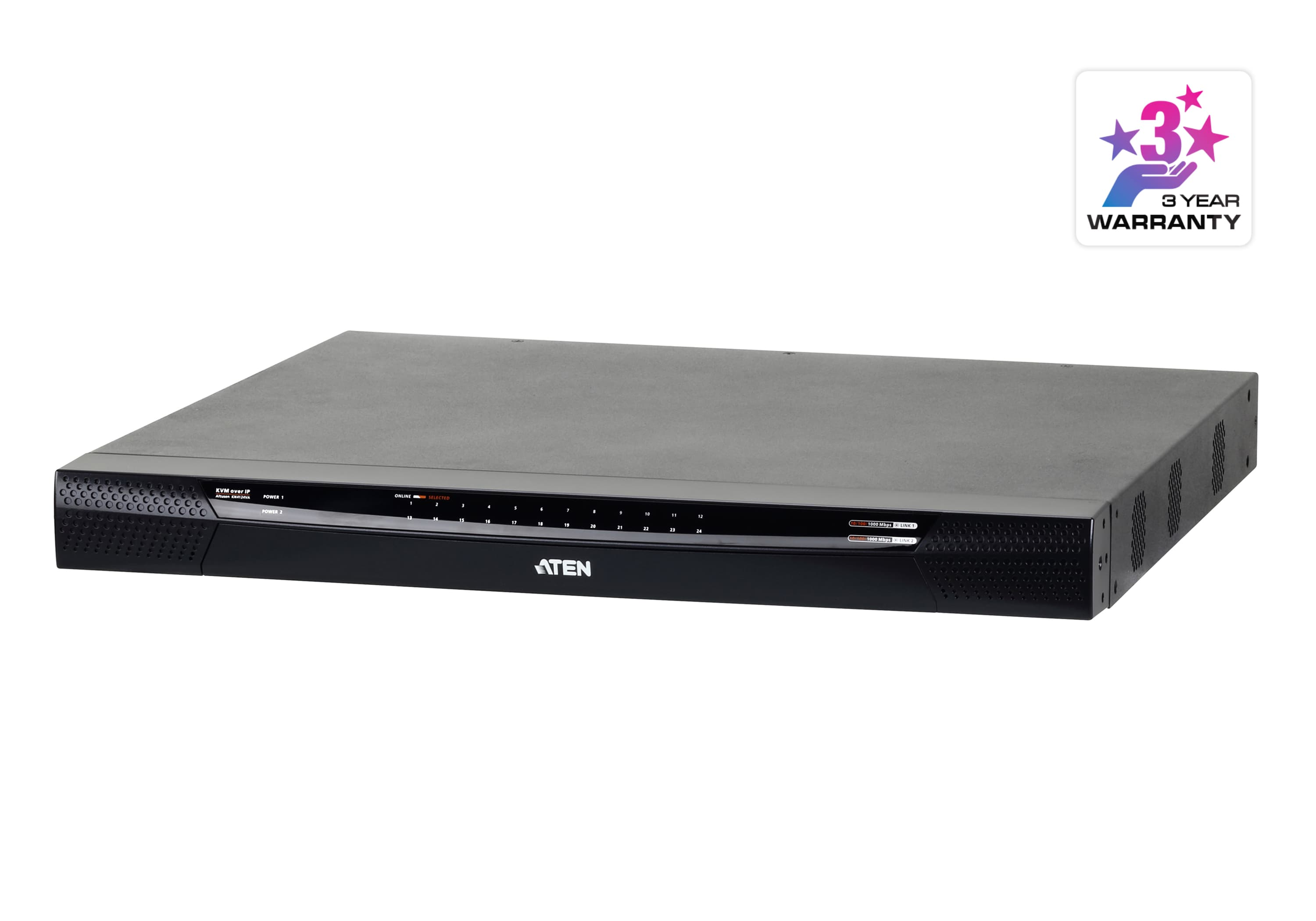 1-Local/4-Remote  Access 24-Port Multi-Interface Cat 5 KVM over IP Switch — изглед 3