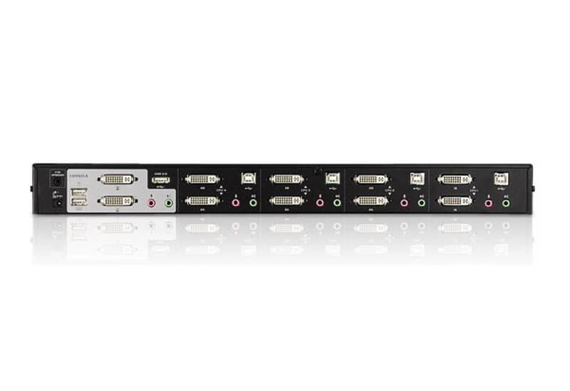 4-Port USB 2.0 DVI Dual View KVMP™ Switch — view 3