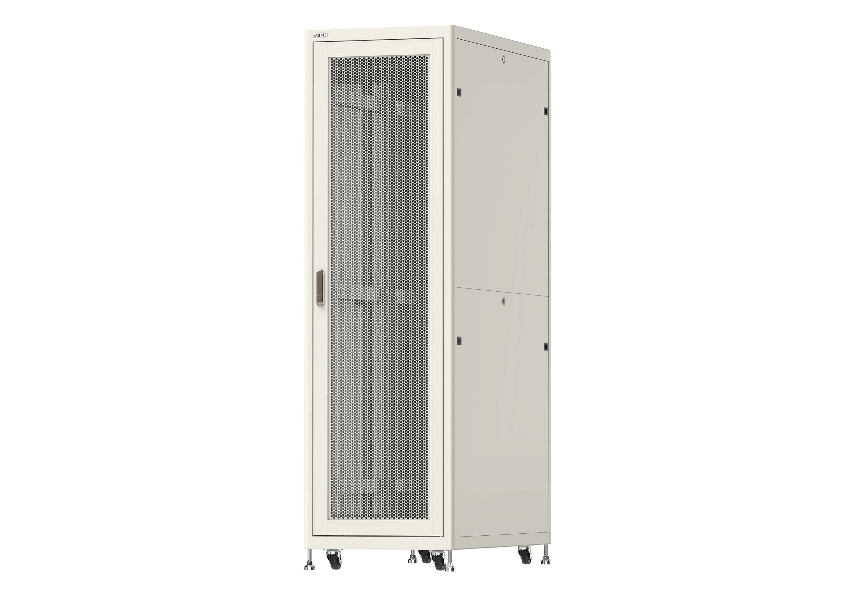 42U Server Rack with Perforated Front and Rear Doors — изглед 3