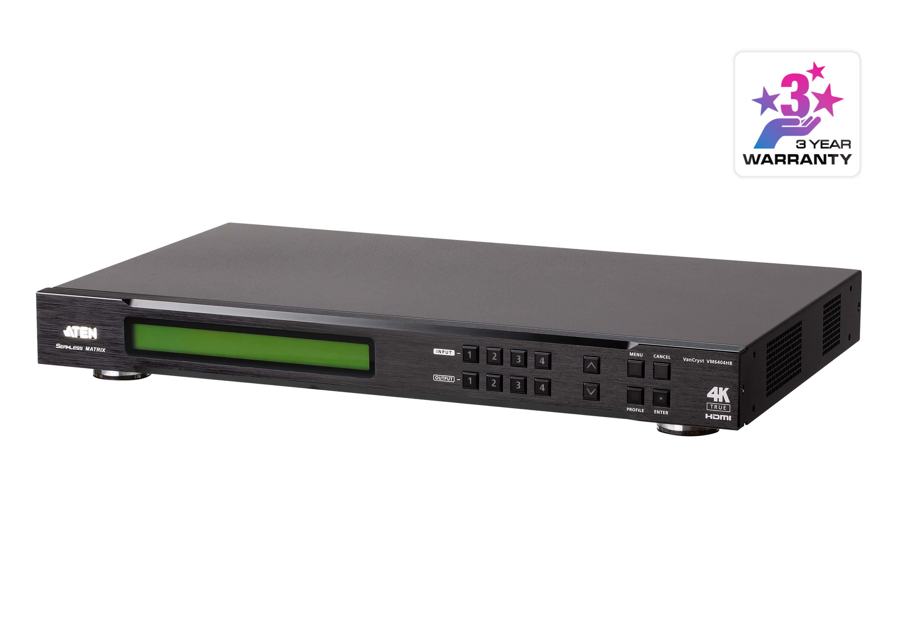 4 x 4 True 4K HDMI Matrix Switch with Scaler — изглед 3