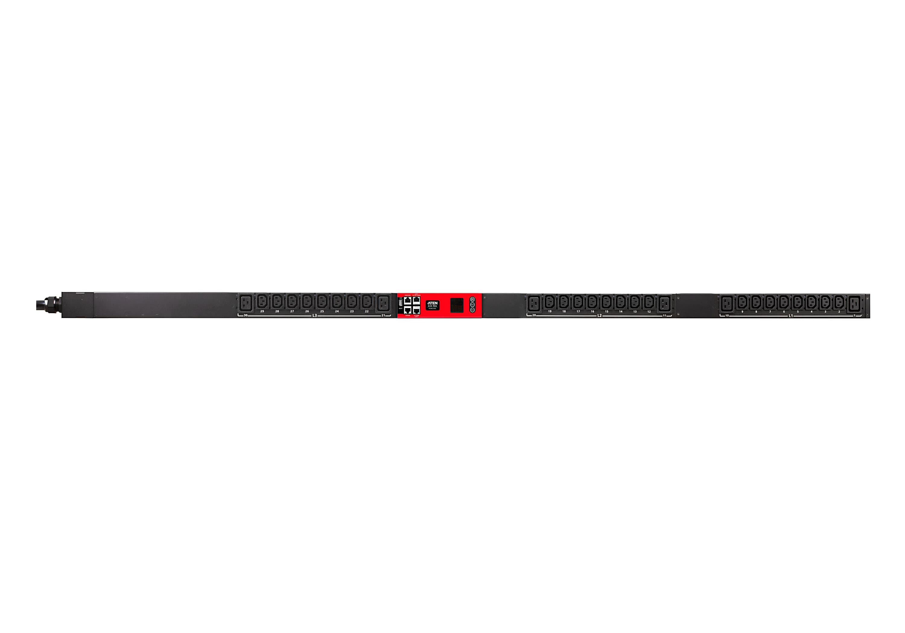 20A/16A 30-Outlet 3-Phase Switched eco PDU — изглед 4