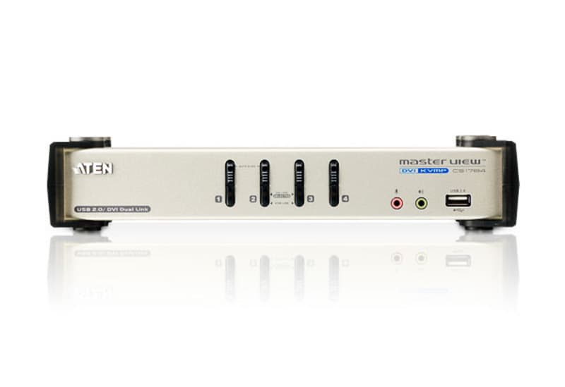 4-Port USB 2.0 DVI KVMP Switch — изглед 2