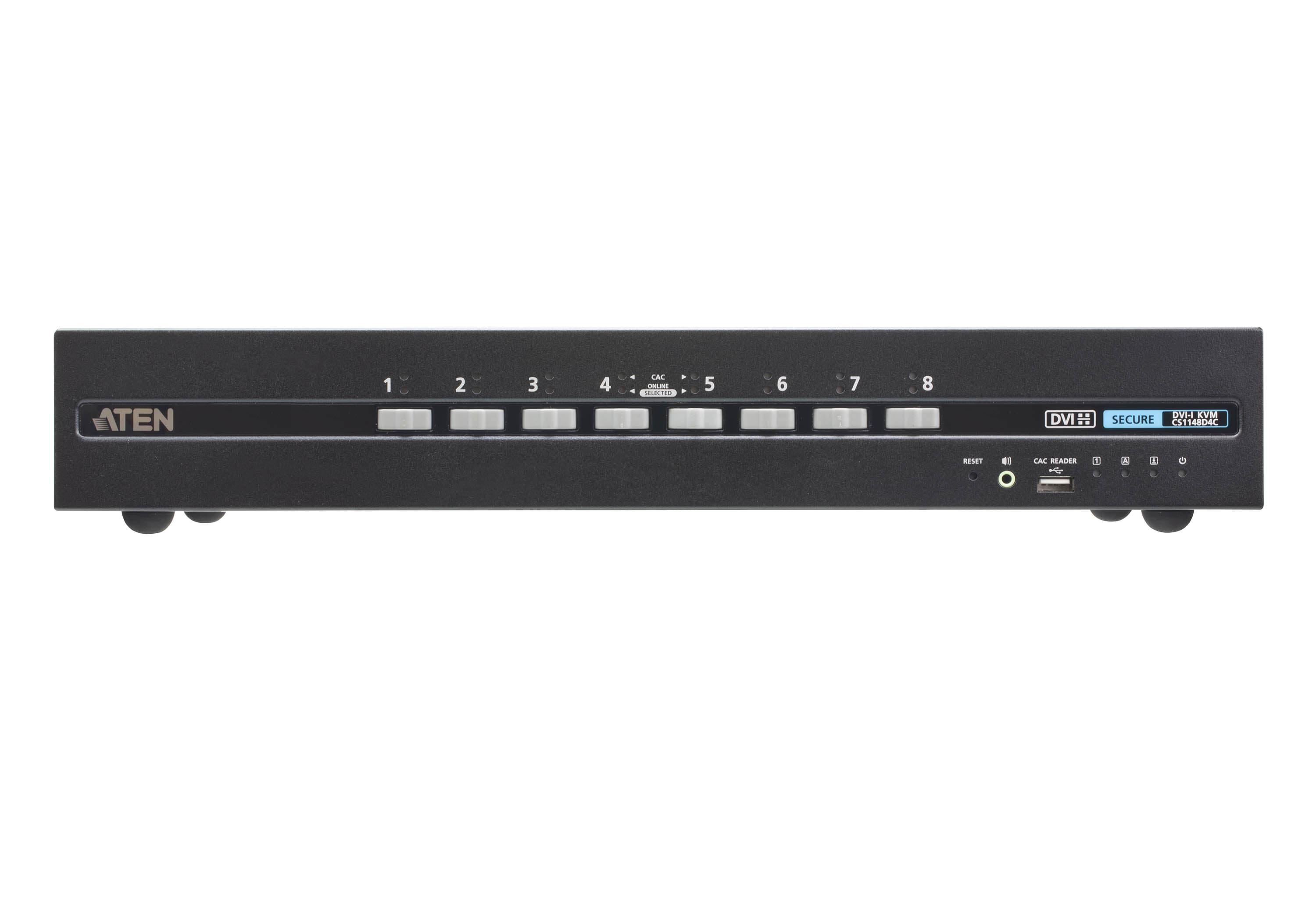 8-Port USB DVI Dual Display Secure KVM Switch with CAC (PSD PP v4.0 Compliant) — изглед 2