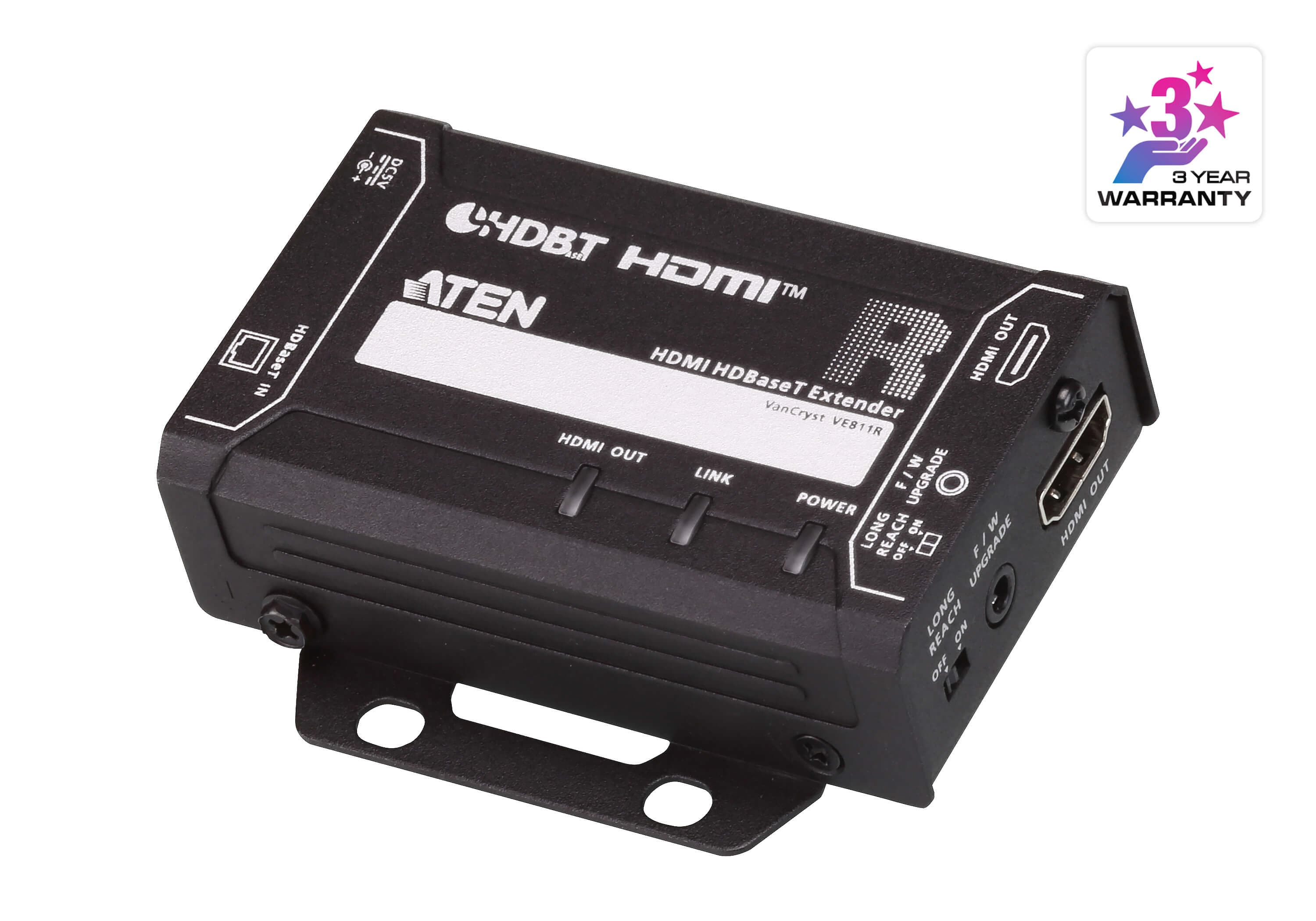 HDMI HDBaseT Receiver (4K@100m) (HDBaseT Class A) — изглед 3