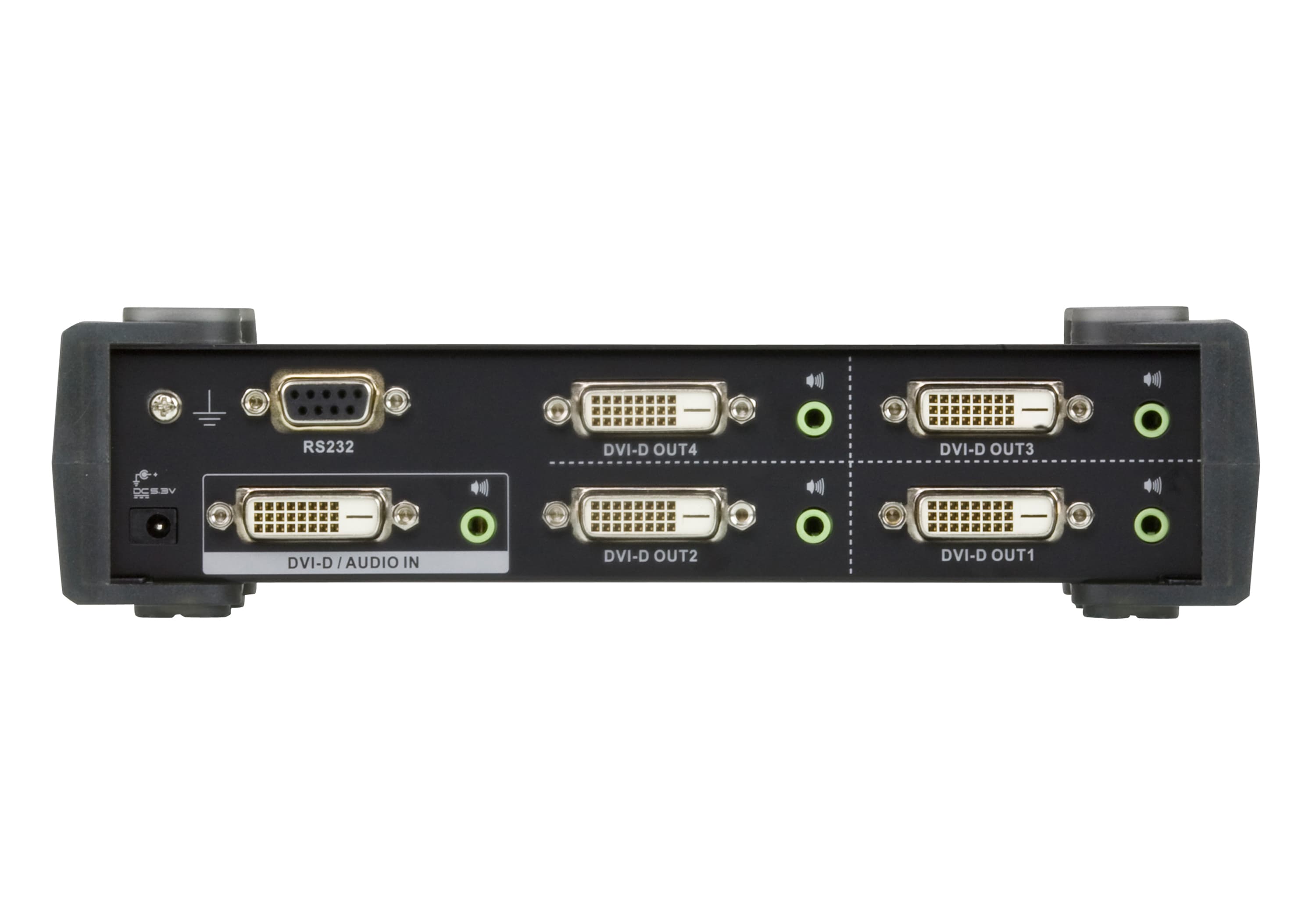 4-Port DVI Dual Link/Audio Splitter — изглед 3