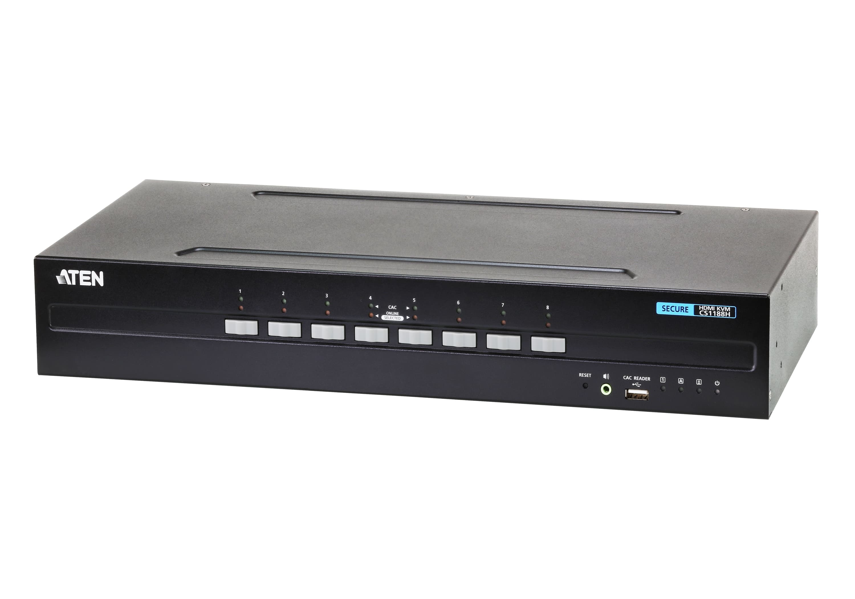 8-Port USB HDMI Secure KVM Switch (PSS PP v3.0 Compliant) — изглед 3