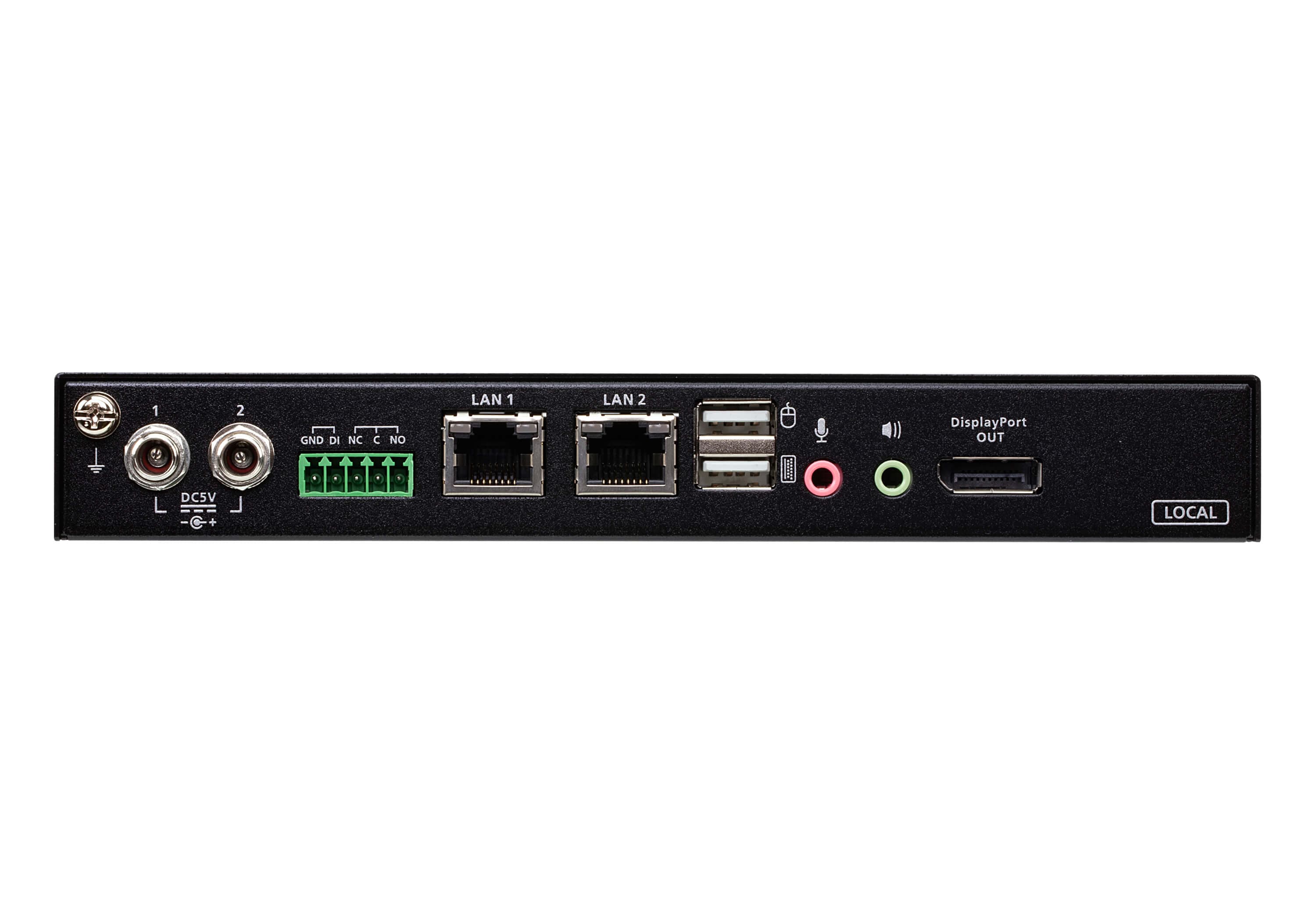 1-Local/Remote Share Access Single Port 4K DisplayPort KVM over IP Switch — изглед 2