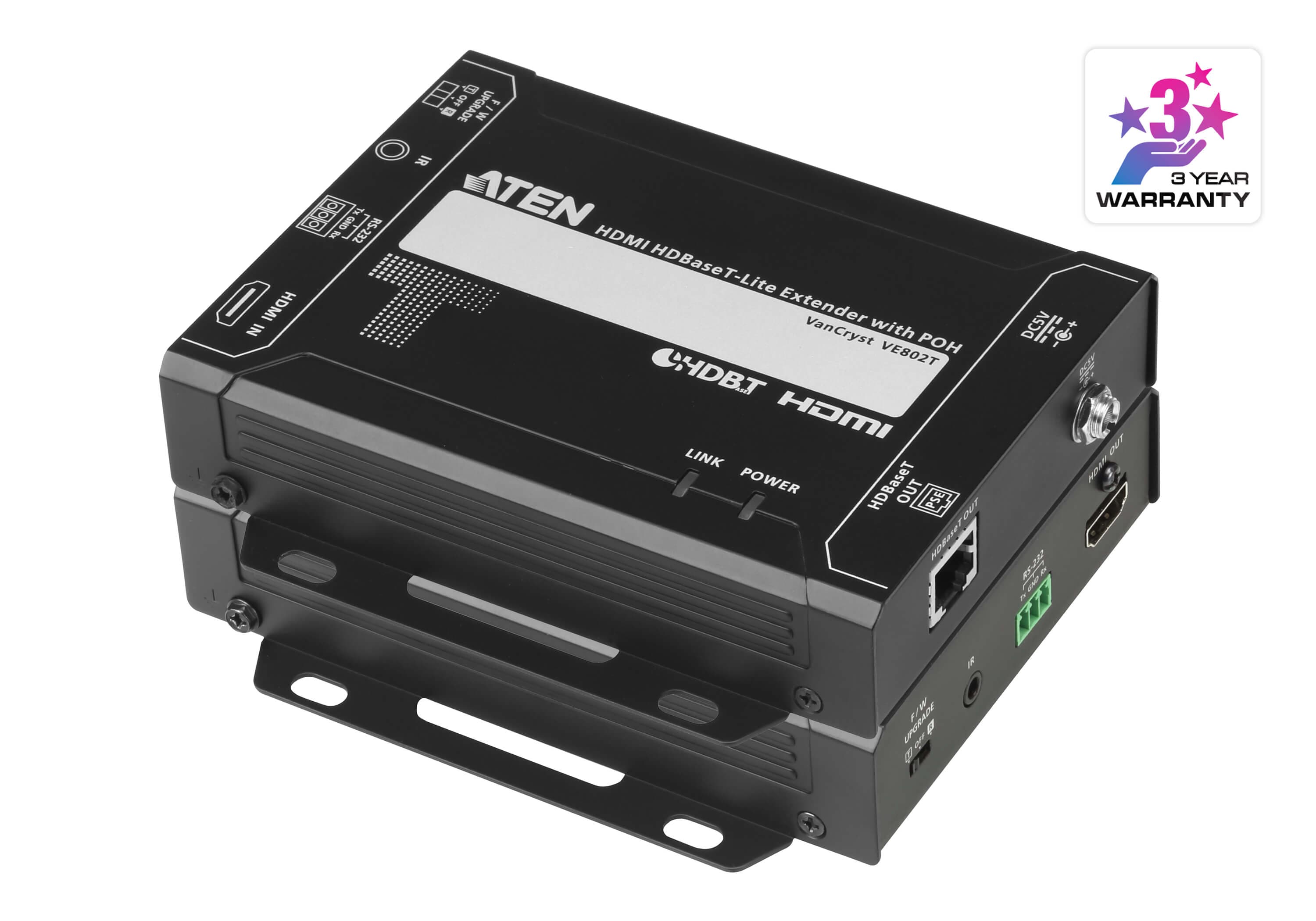 HDMI HDBaseT-Lite Extender with PoH (4K@40m)
(HDBaseT Class B) — изглед 3