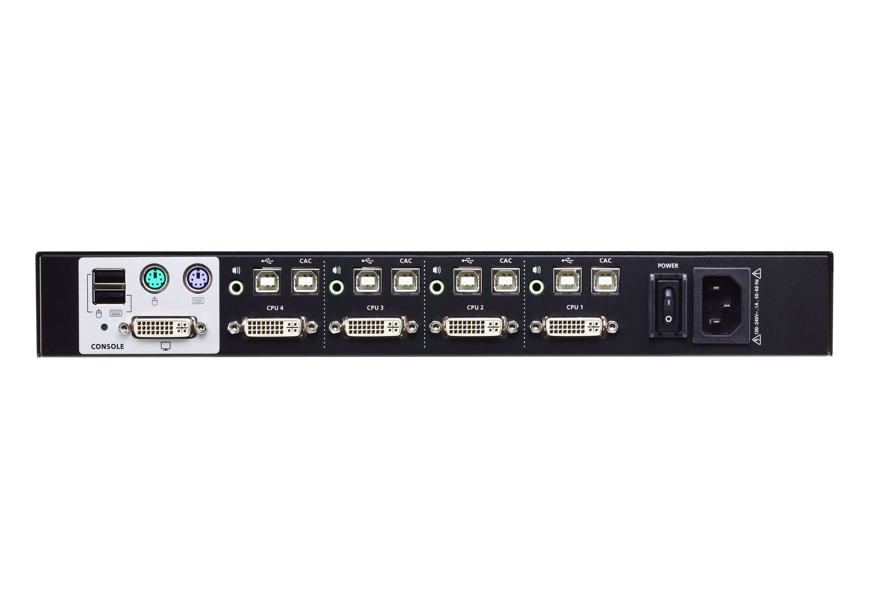 4-Port USB DVI Secure KVM Switch (PSS PP v3.0 Compliant) — view 2