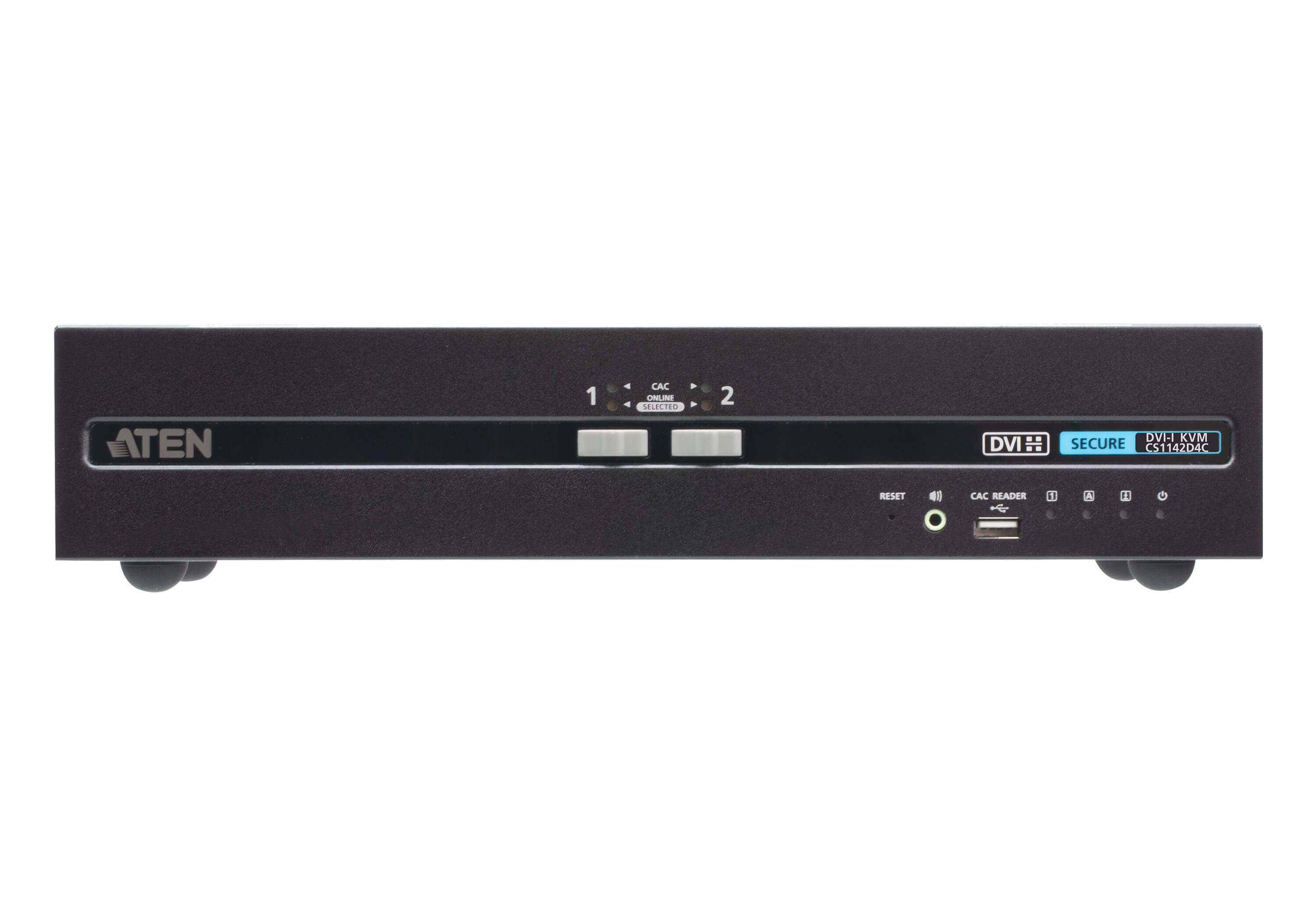 2-Port USB DVI Dual Display Secure KVM Switch with CAC (PSD PP v4.0 Compliant) — изглед 2