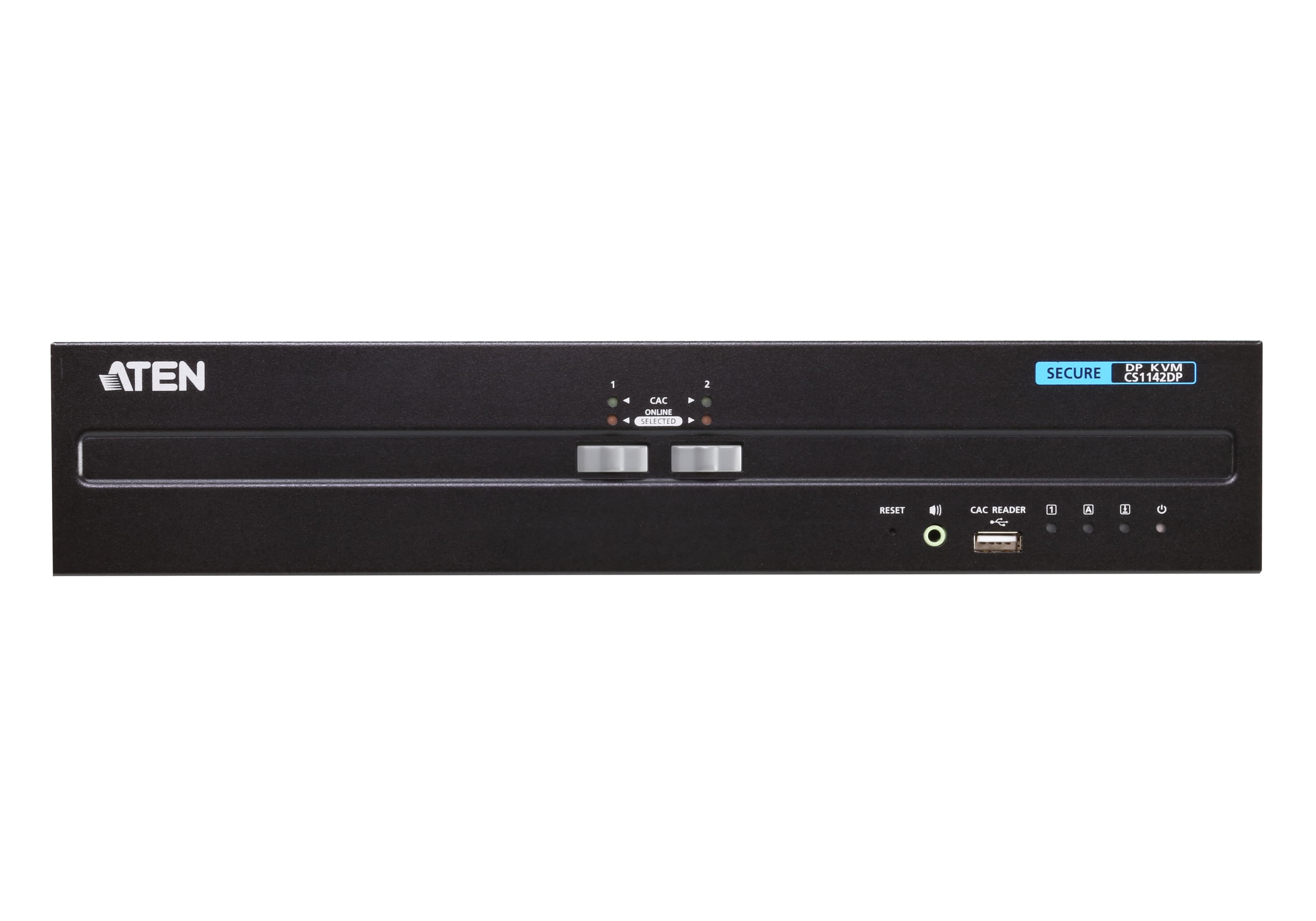 2-Port USB DisplayPort Dual Display Secure KVM Switch (PSS PP v3.0 Compliant)