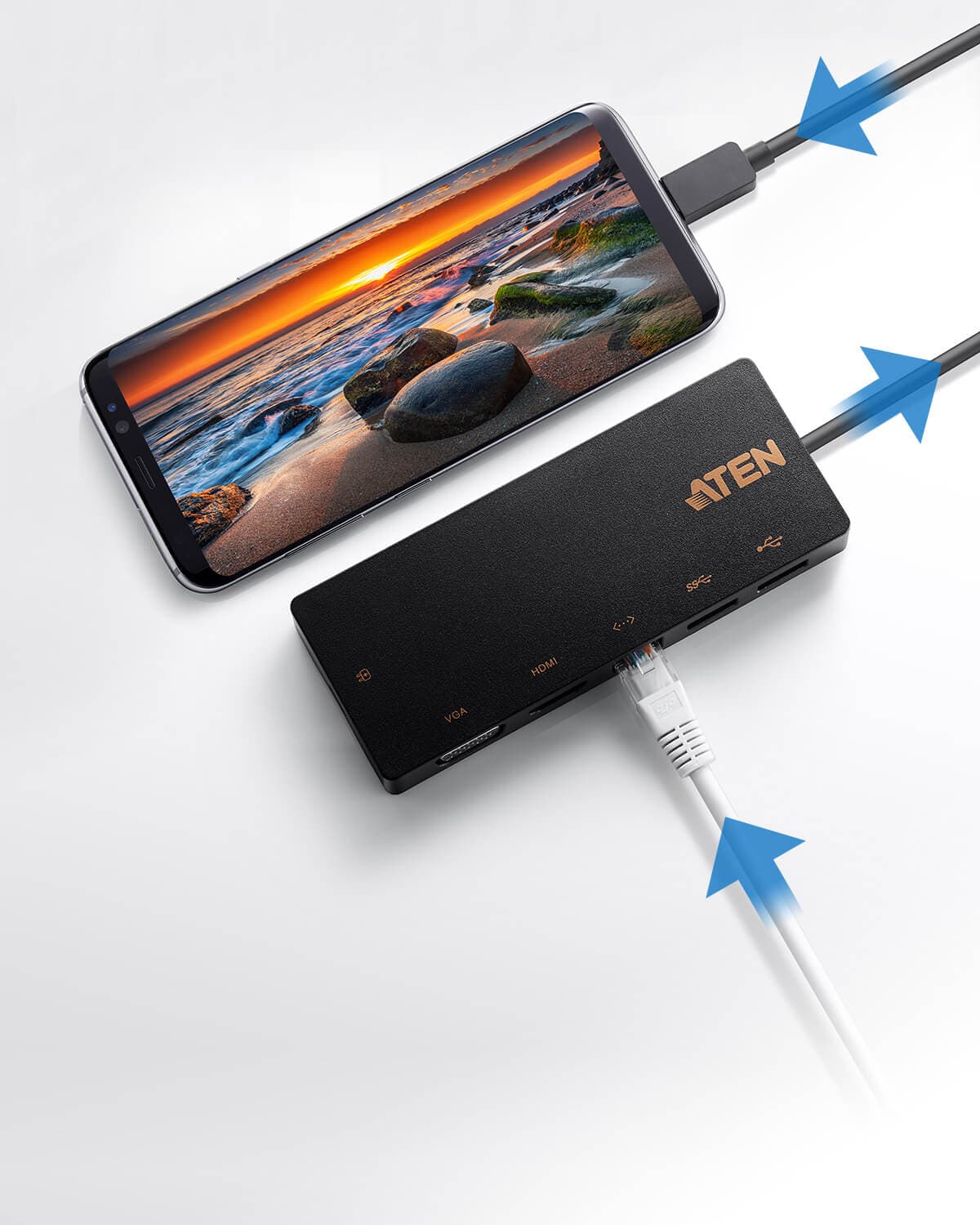 USB-C Multiport Mini Dock with Power Pass-Through — изглед 6
