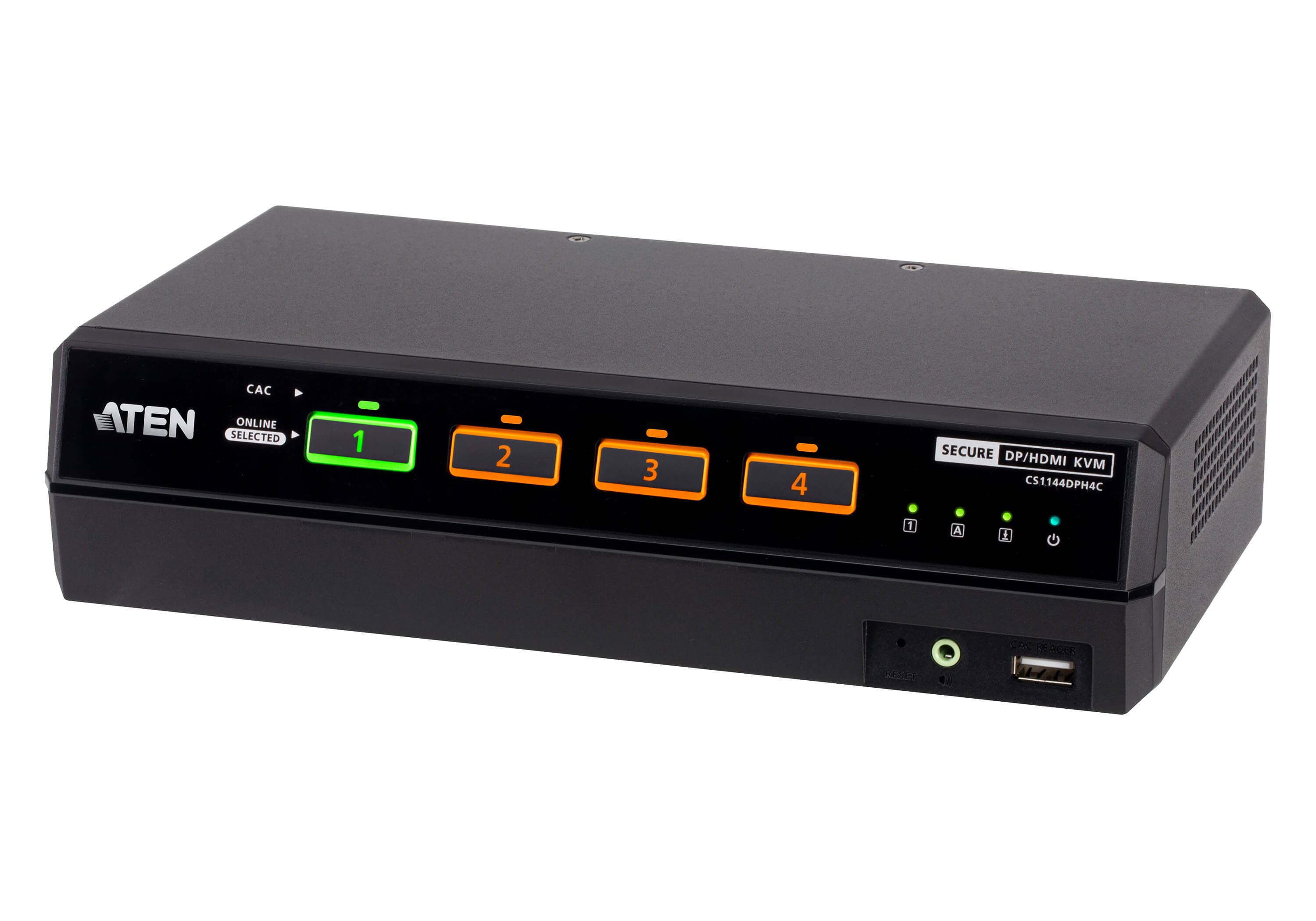 4-Port USB 5K DisplayPort/HDMI Dual Display Universal Secure KVM Switch with CAC (PSD PP v4.0 Compliant) — изглед 3