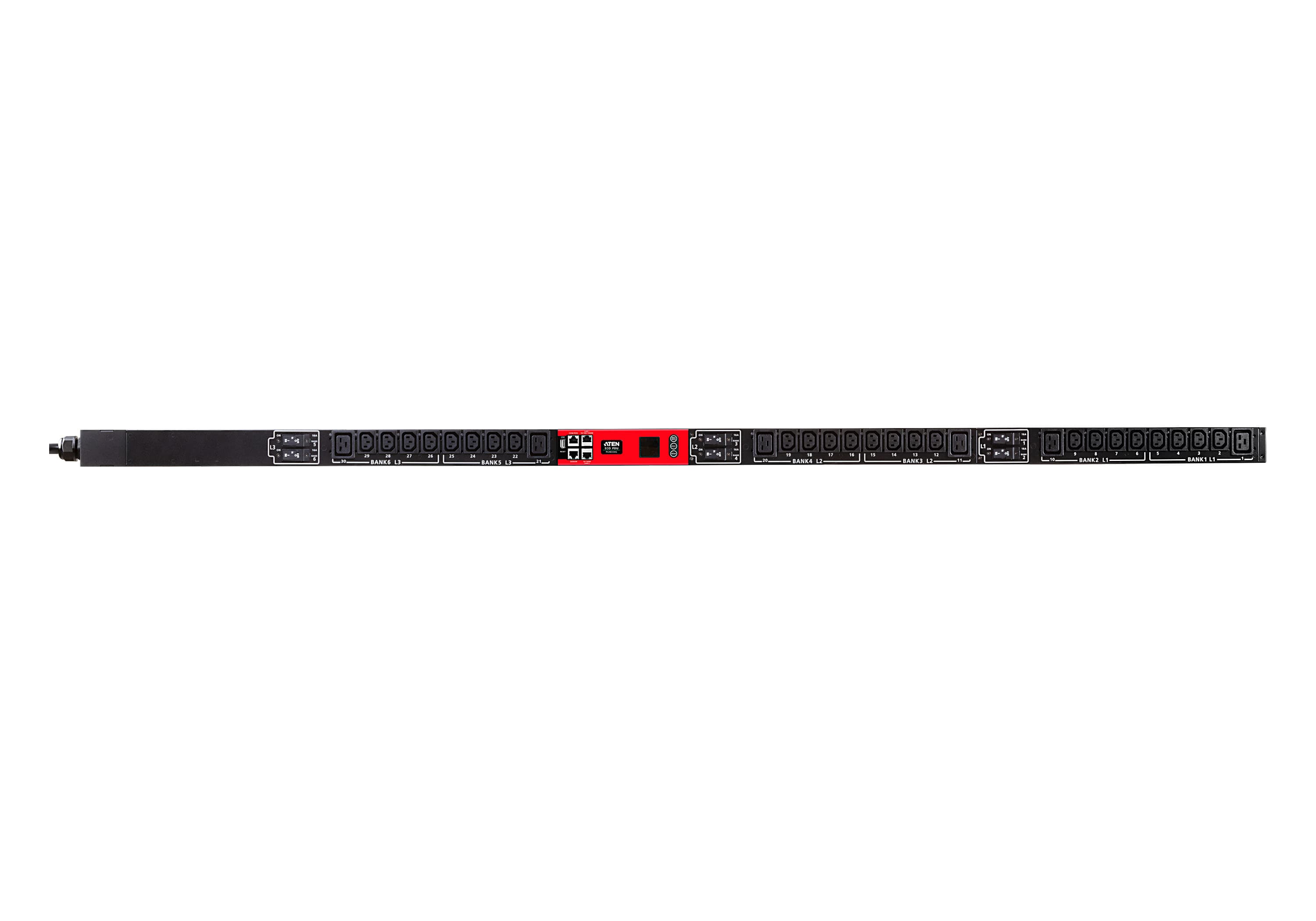 30A/32A 30-Outlet 3-Phase Outlet-Metered & Switched eco PDU — изглед 4
