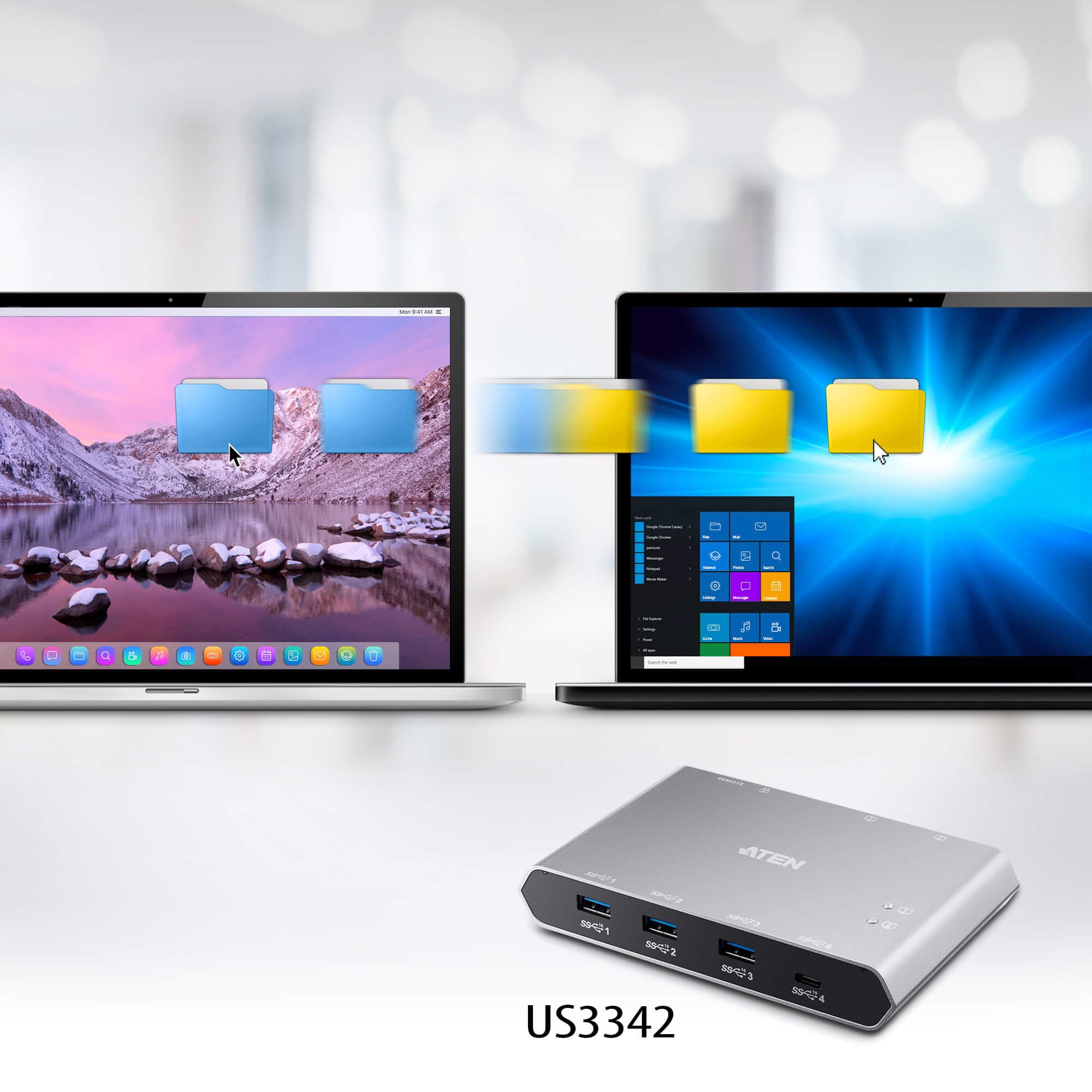 2-Port USB-C Gen 2 Sharing Switch with Power Pass-through — изглед 4