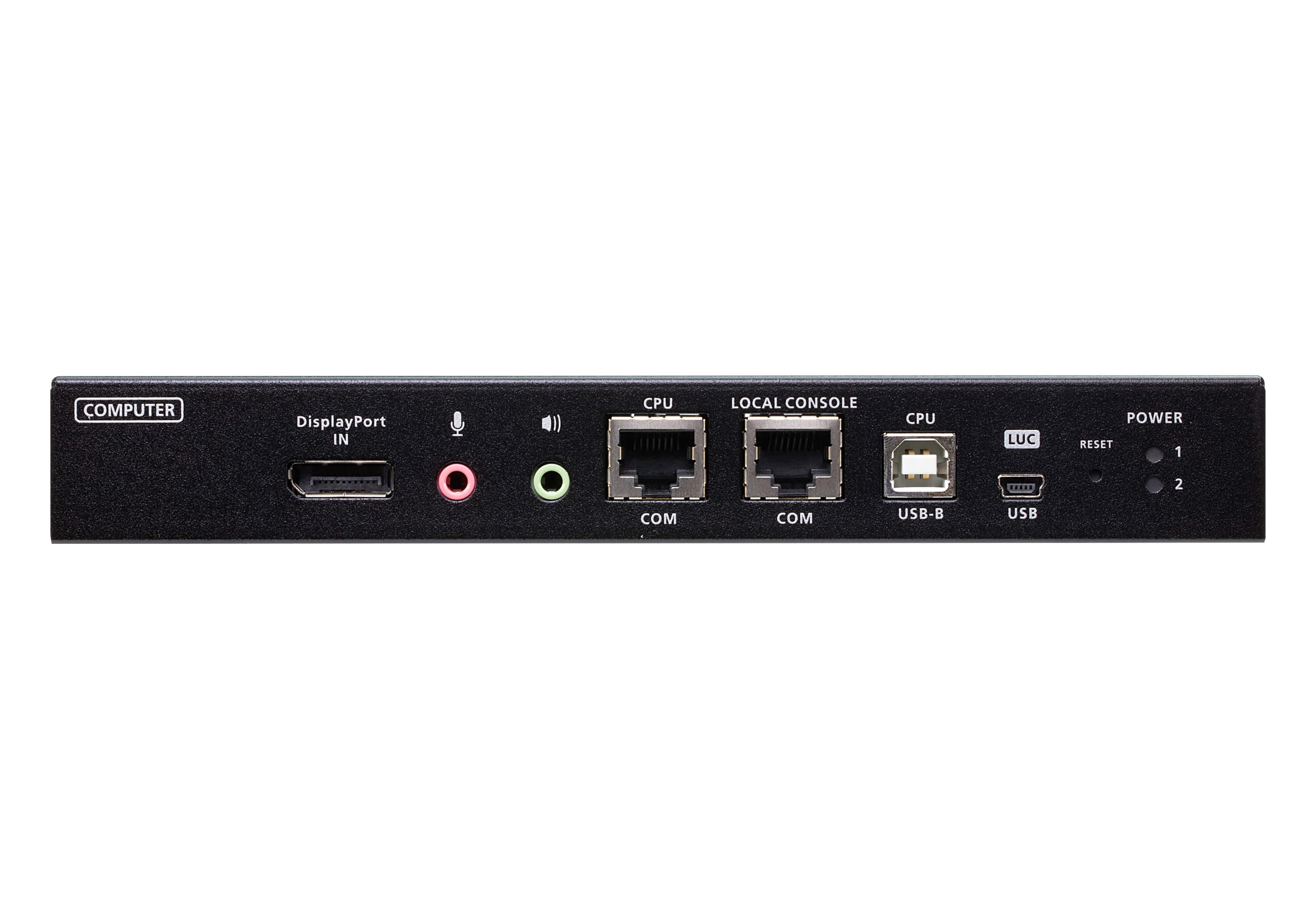 1-Local/Remote Share Access Single Port 4K DisplayPort KVM over IP Switch