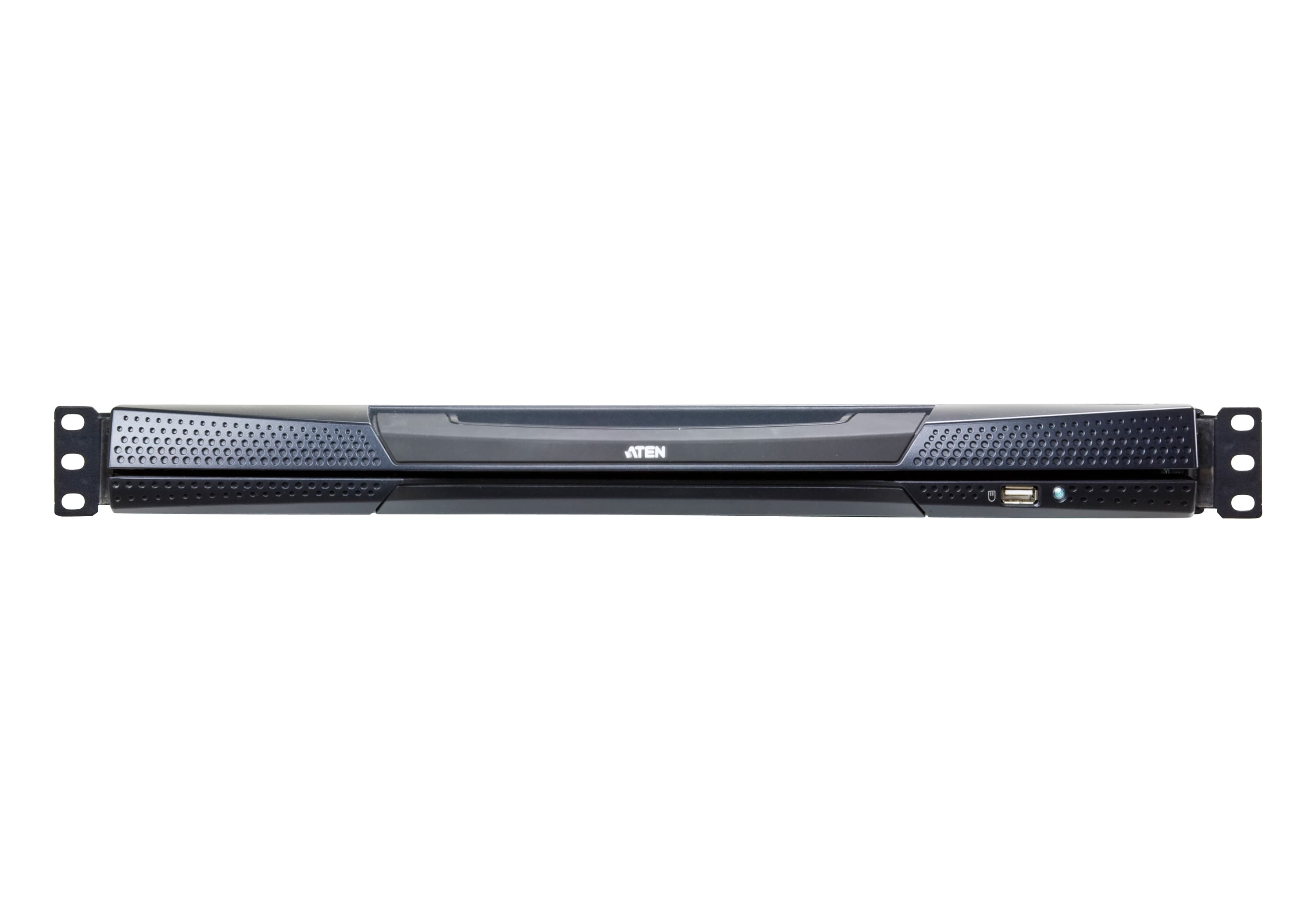 1-Local/Remote Shared Access 8-Port Multi-Interface Cat 5 Dual Rail LCD KVM over IP switch — изглед 2