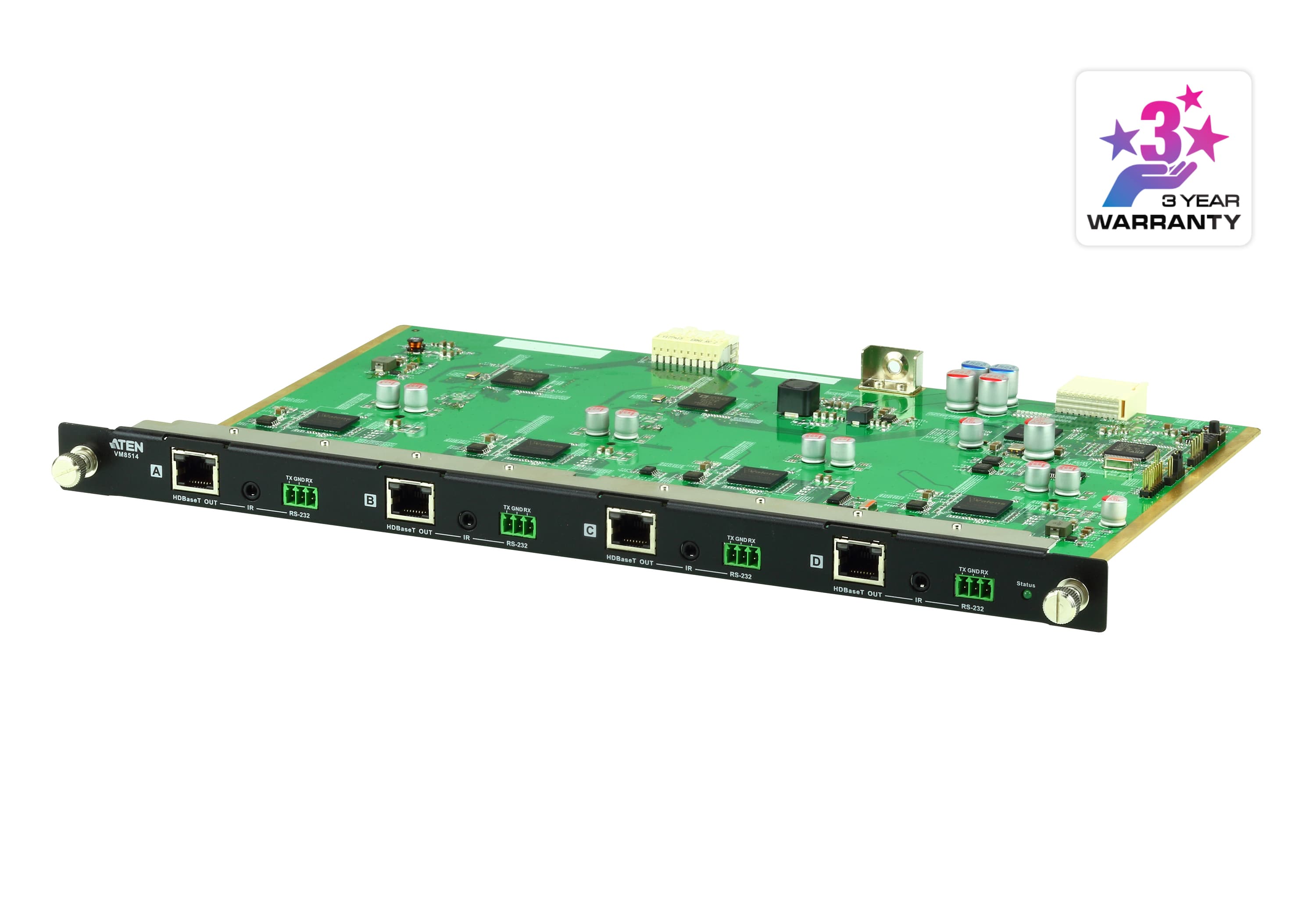 4-Port HDBaseT Output Board — изглед 2