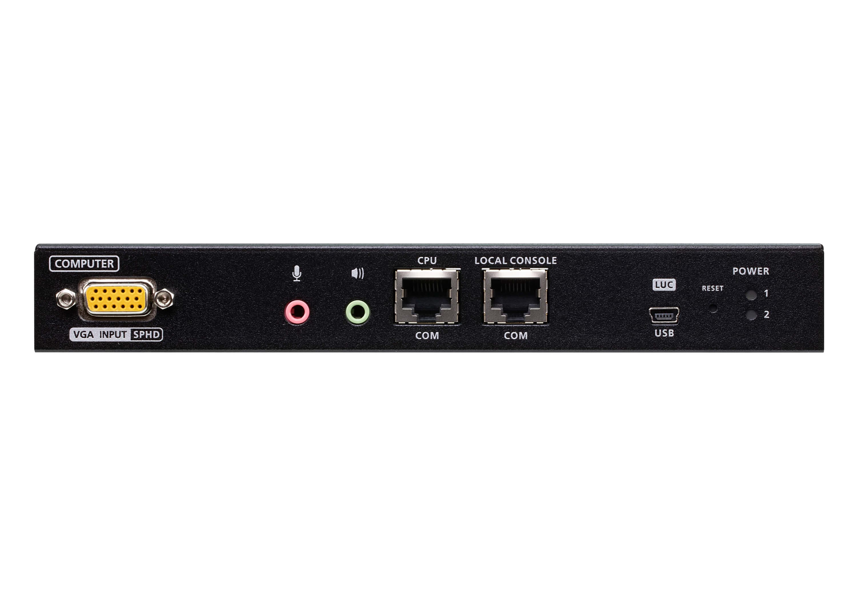 1-Local / Remote Shared Access Single Port VGA KVM over IP Switch