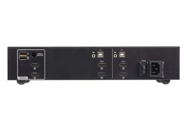 2-Port USB HDMI Dual Display Secure KVM Switch (PSD PP v4.0 Compliant)
