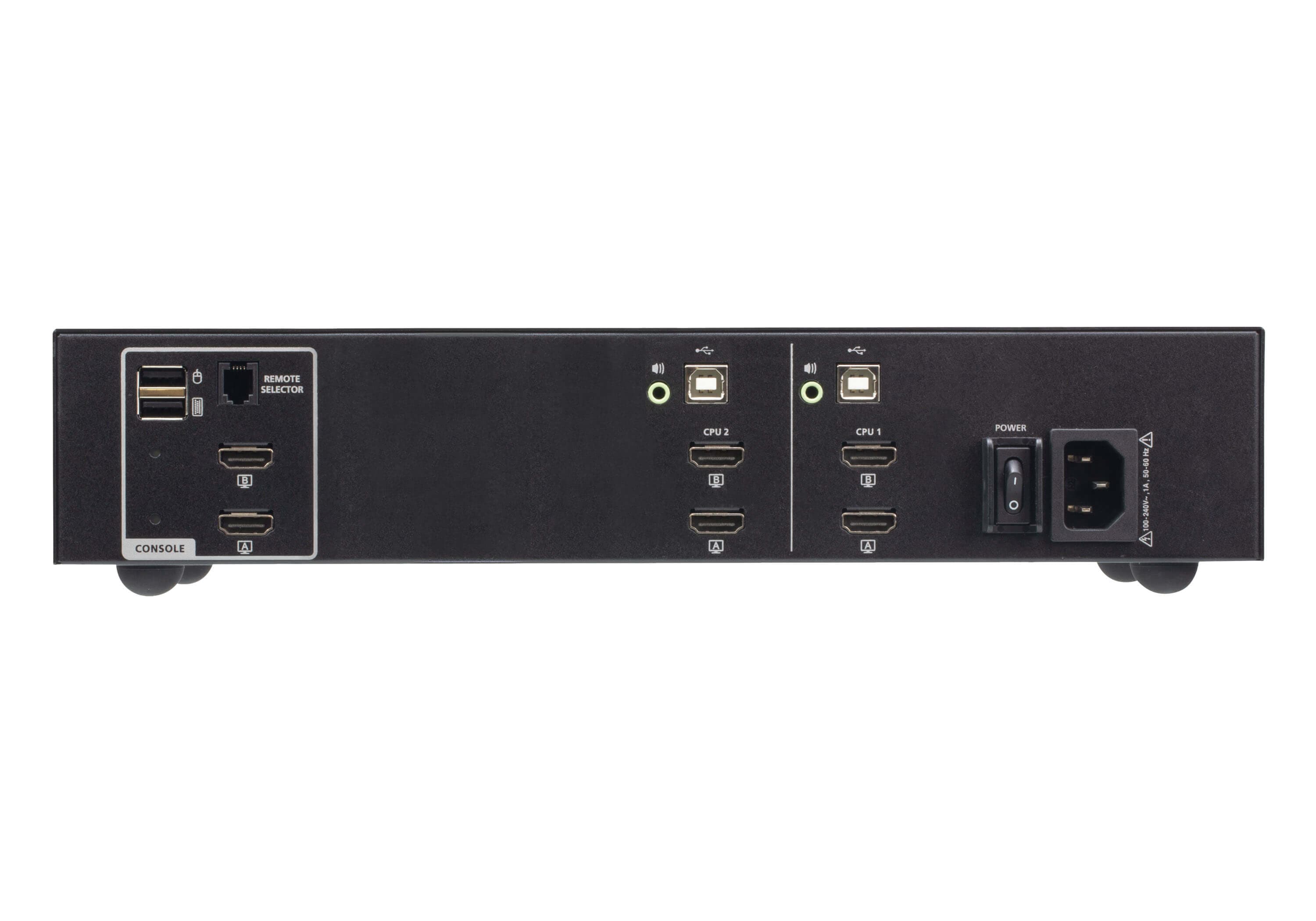 2-Port USB HDMI Dual Display Secure KVM Switch (PSD PP v4.0 Compliant)