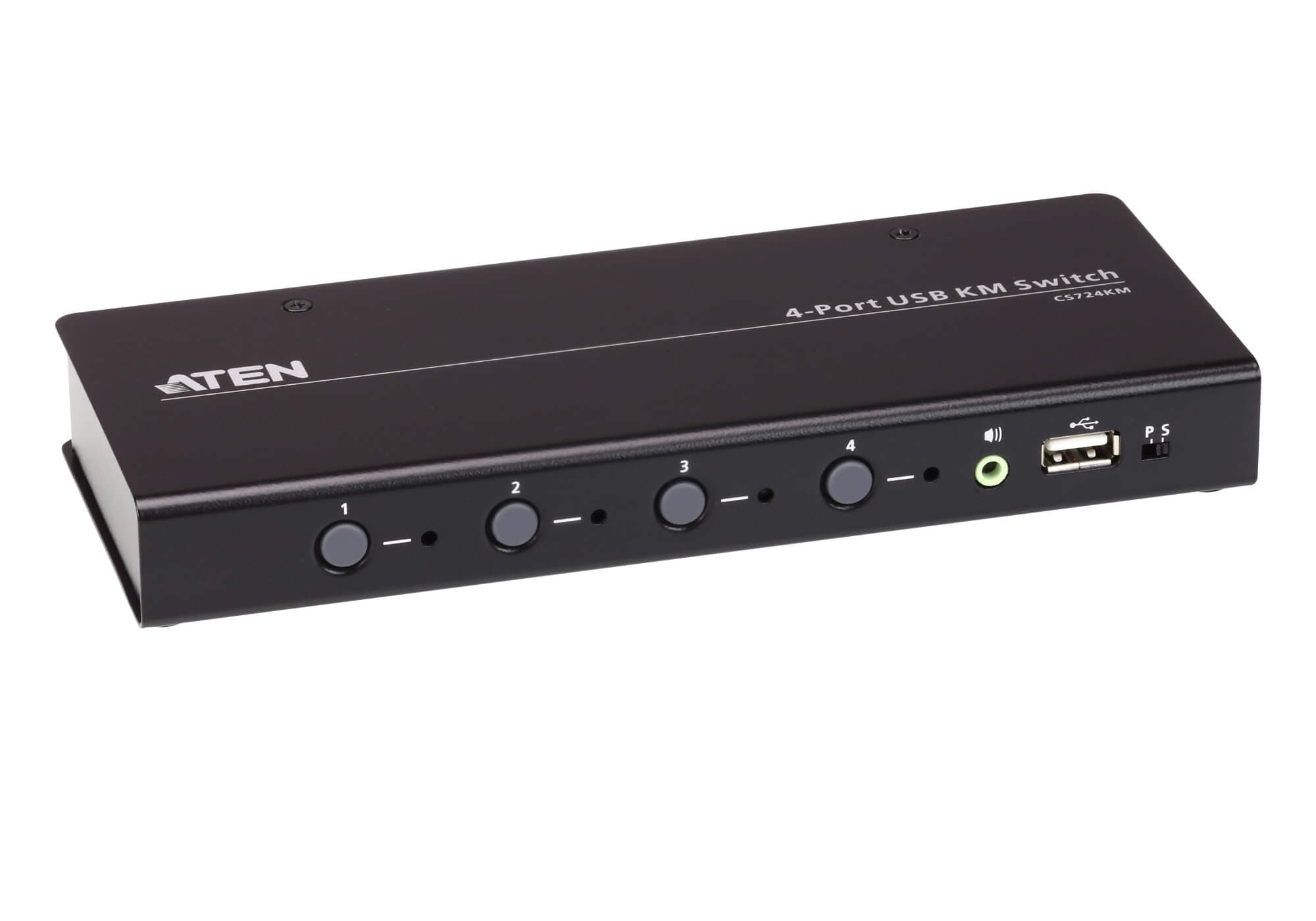 4-port USB Boundless KM Switch (Cables included) — view 4