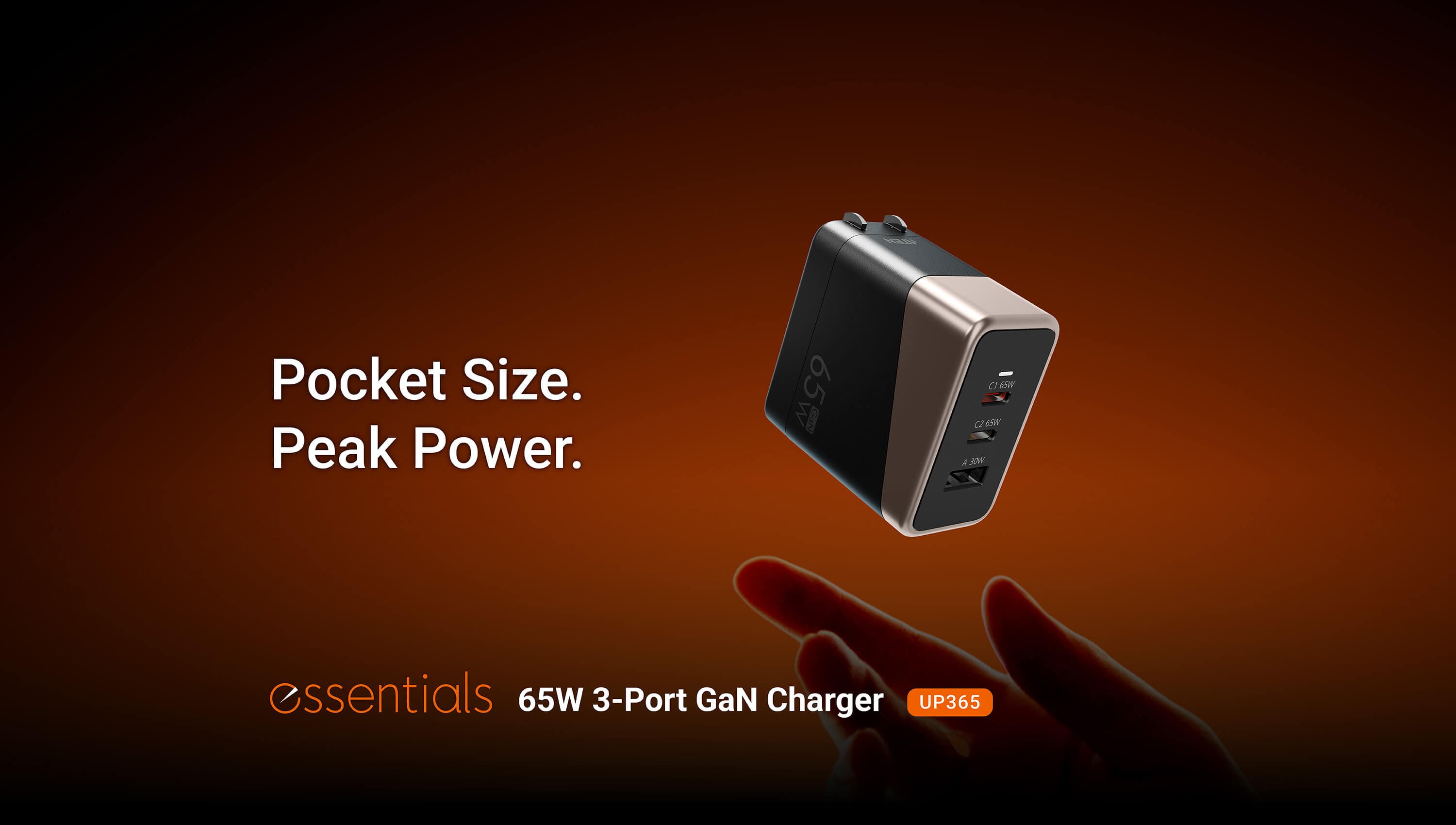 65W 3-Port GaN Charger — изглед 3