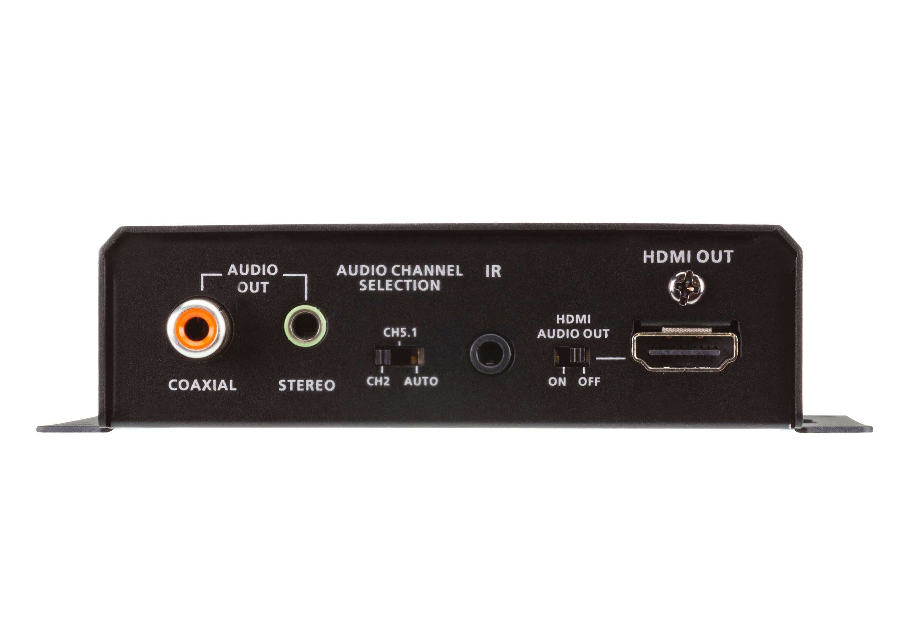 HDMI HDBaseT Receiver with Audio De-Embedding / Bi-directional PoH (4K@100m) (HDBaseT Class A) (PoH PSE & PD) — изглед 2