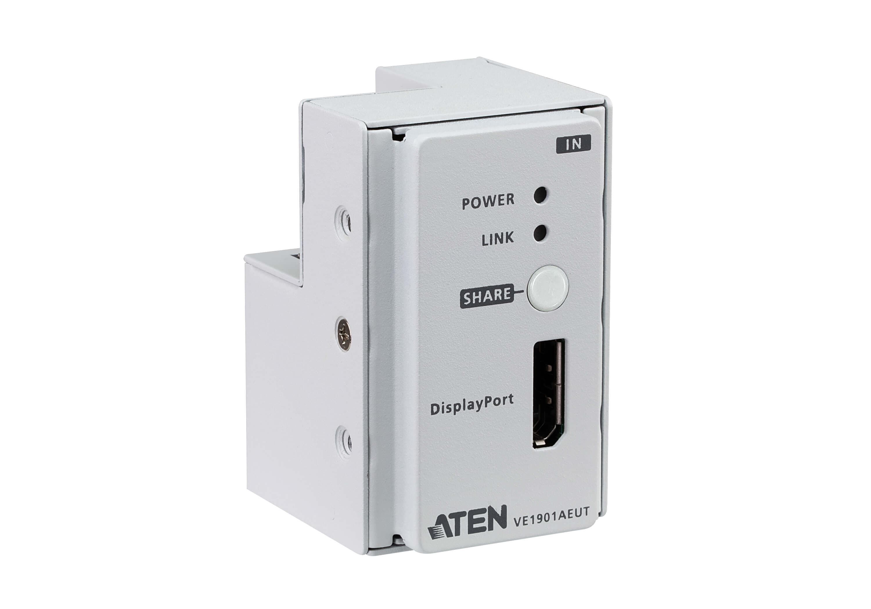 DisplayPort HDBaseT-Lite Transmitter with EU Wall Plate / PoH — изглед 6