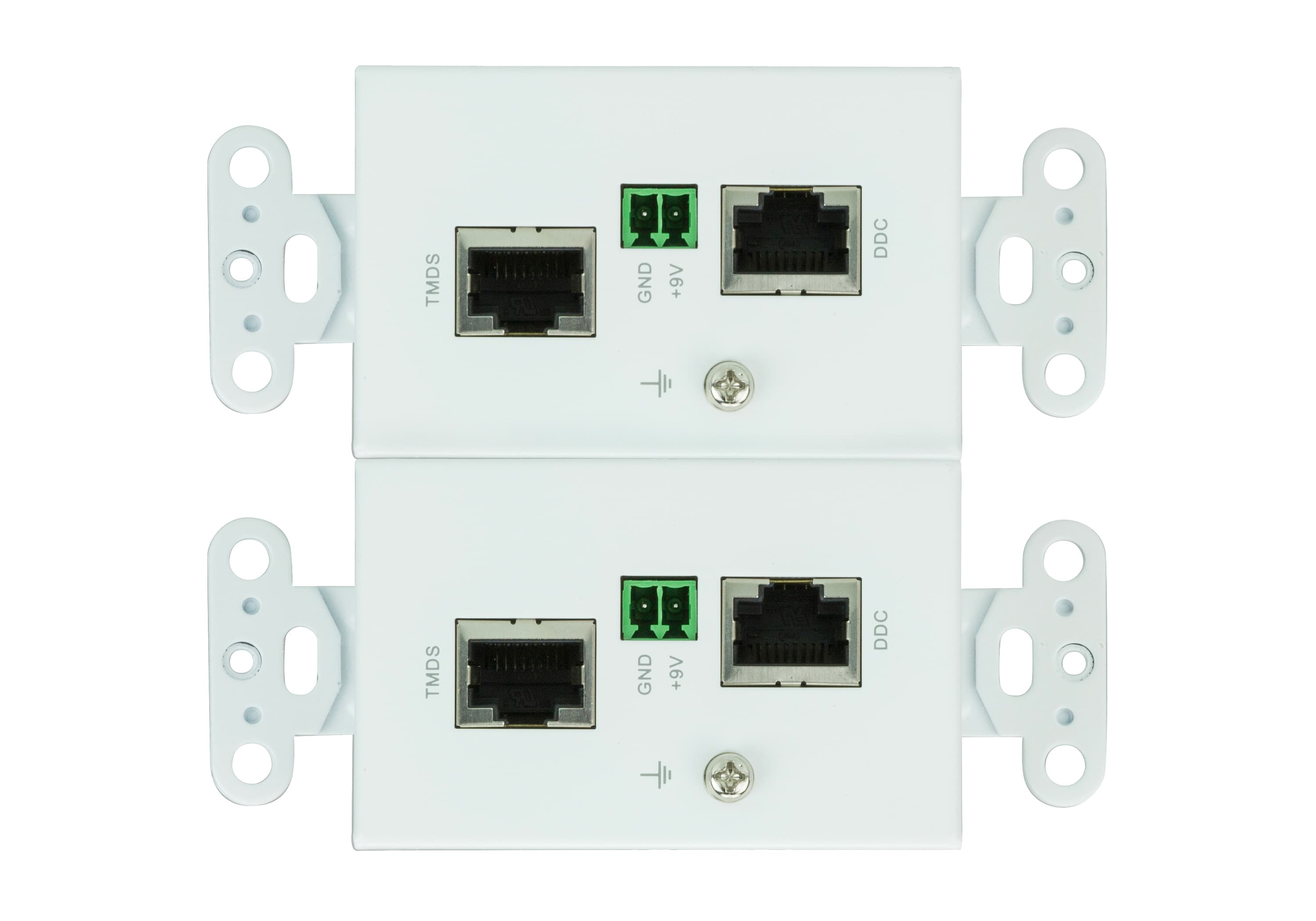 DVI/Audio Cat 5 Extender Wall Plate (US) (1920 x 1200@40m) — изглед 3