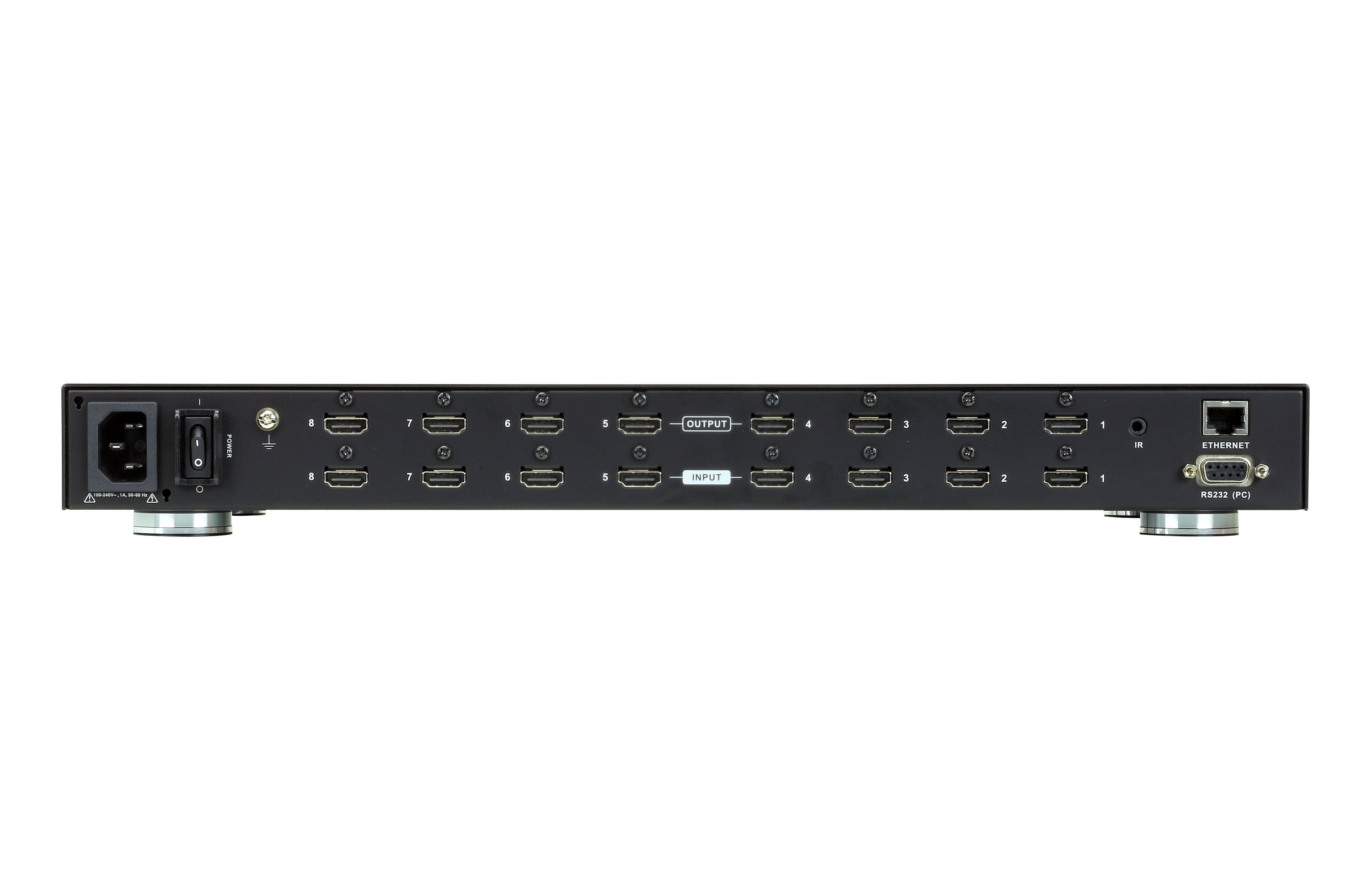 8x8 4K HDMI Matrix Switch — изглед 2