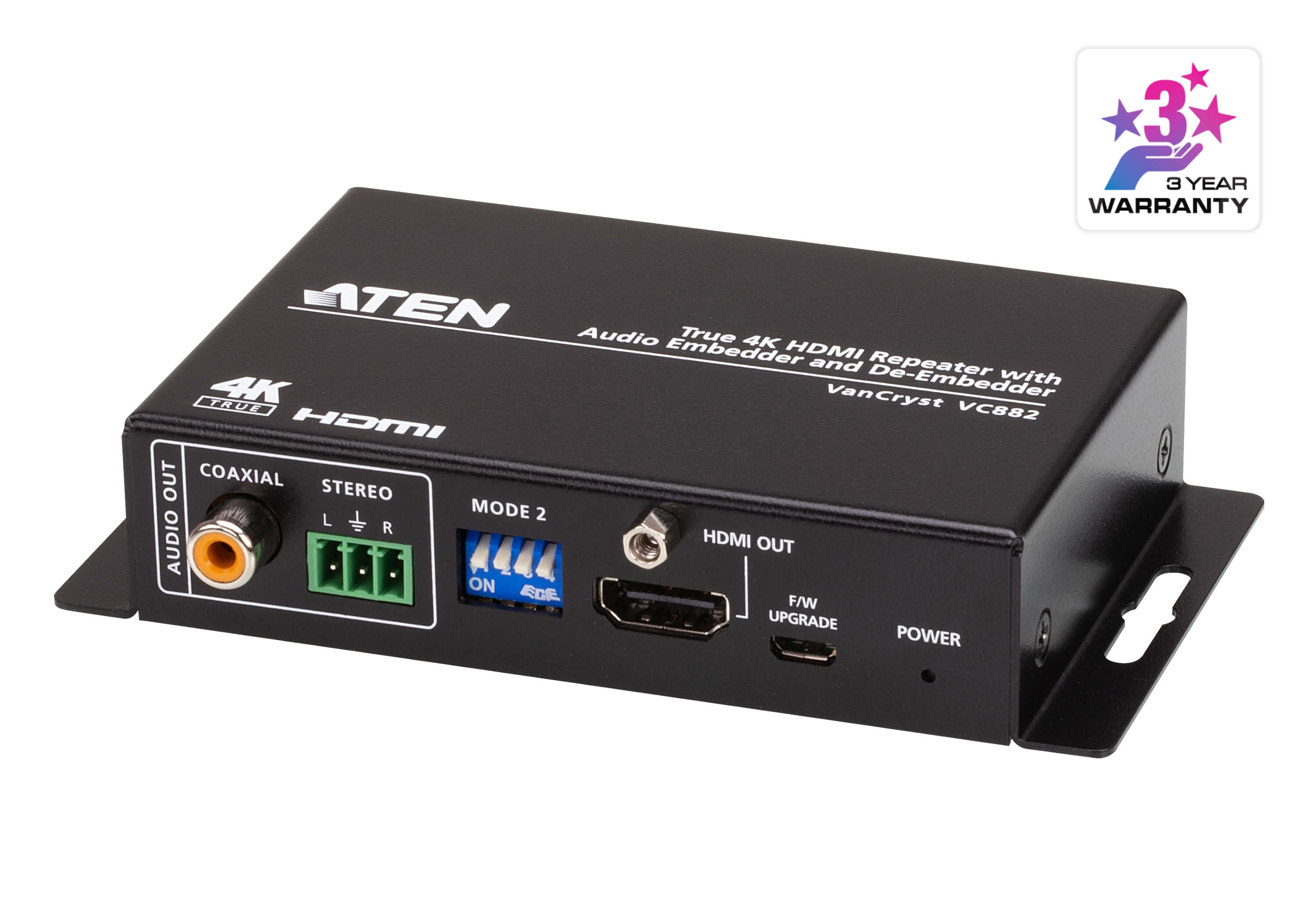 True 4K HDMI Repeater with Audio Embedder and De-Embedder — view 3