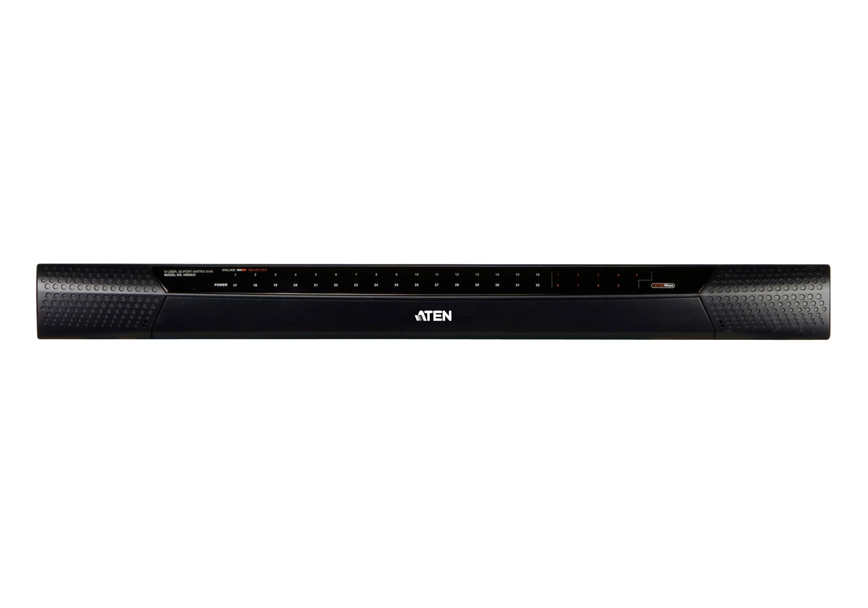 9-Console 32-Port Cat 5 Matrix KVM Switch  with Daisy-Chain Port — изглед 2
