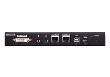 1-Local/Remote Shared Access Single Port DVI KVM over IP Switch