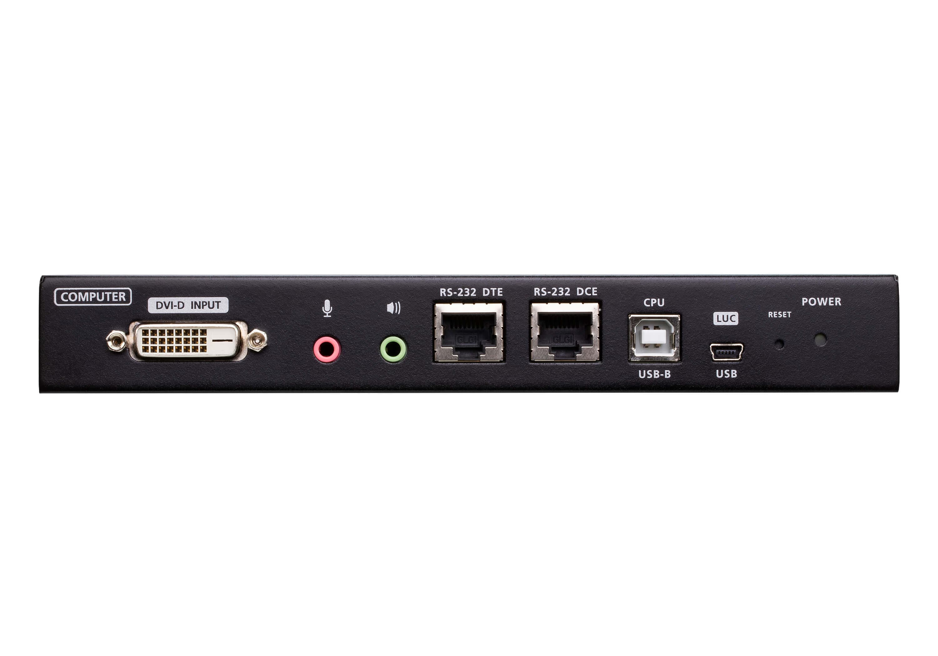 1-Local/Remote Shared Access Single Port DVI KVM over IP Switch
