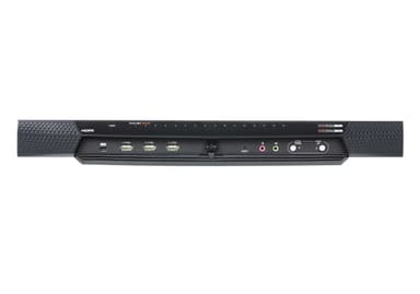 1-Local/4-Remote Shared Access 16-Port Multi-Interface Cat 5 KVM over IP Switch