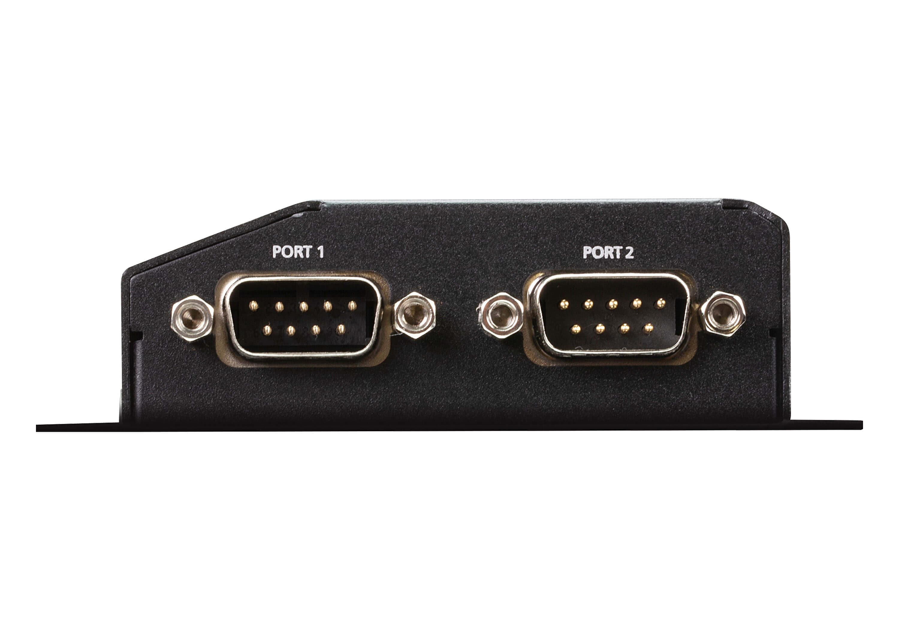 2-Port RS-232/422/485 Secure Serial Device Server with PoE