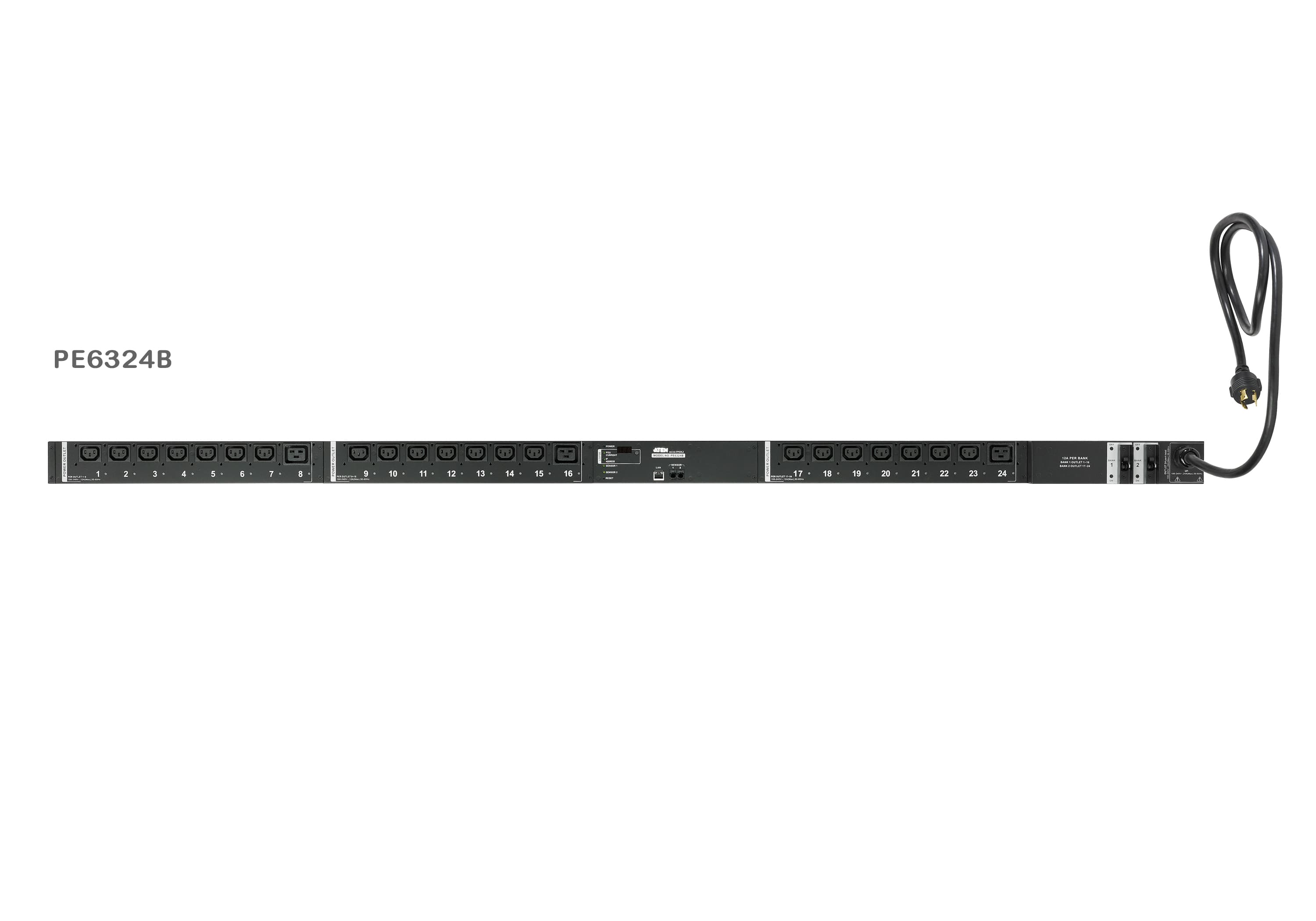 30A/32A 24-Outlet Metered & Switched eco PDU — изглед 2