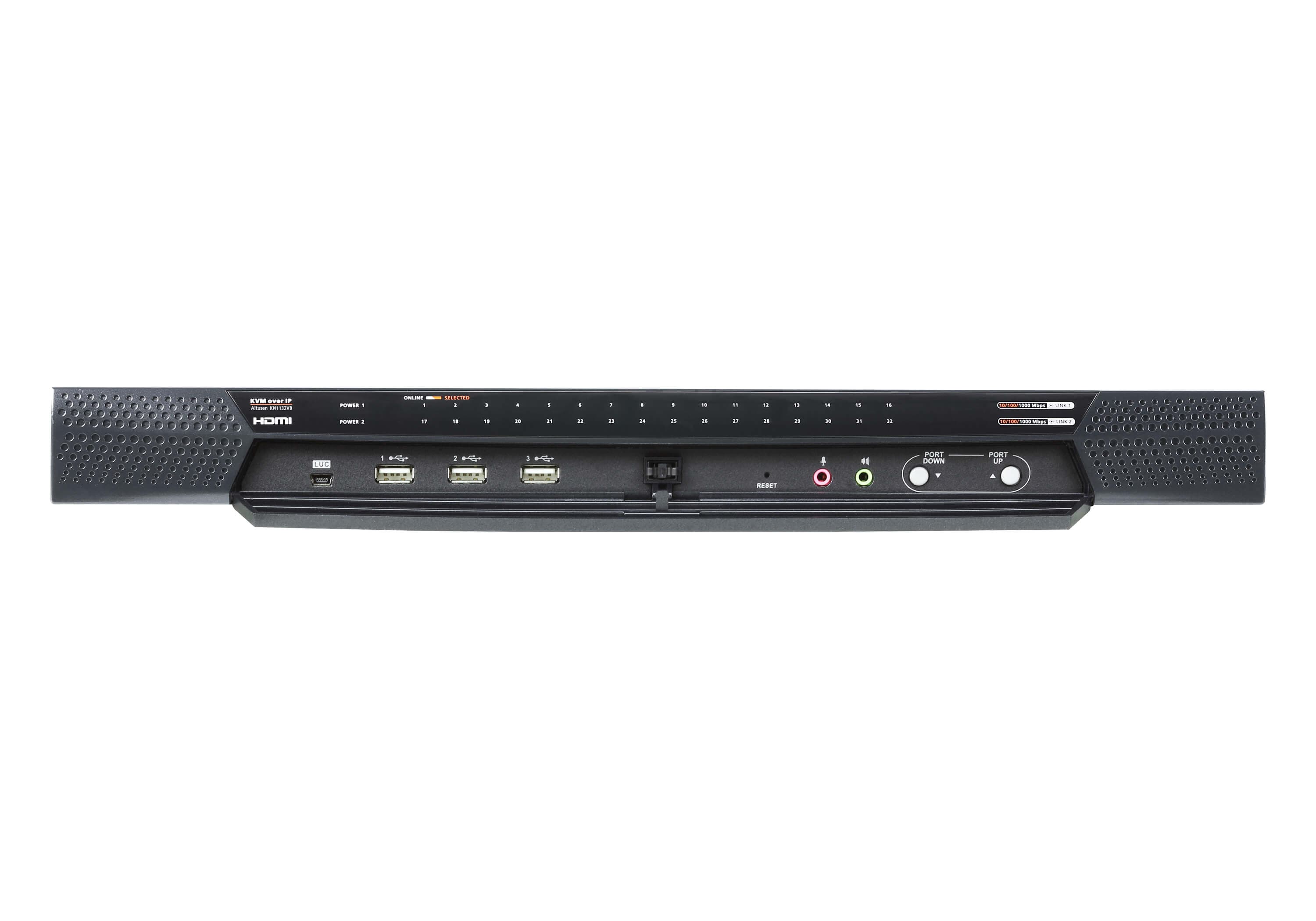 1-Local/1-Remote Access 32-Port Multi-Interface Cat 5 KVM over IP Switch